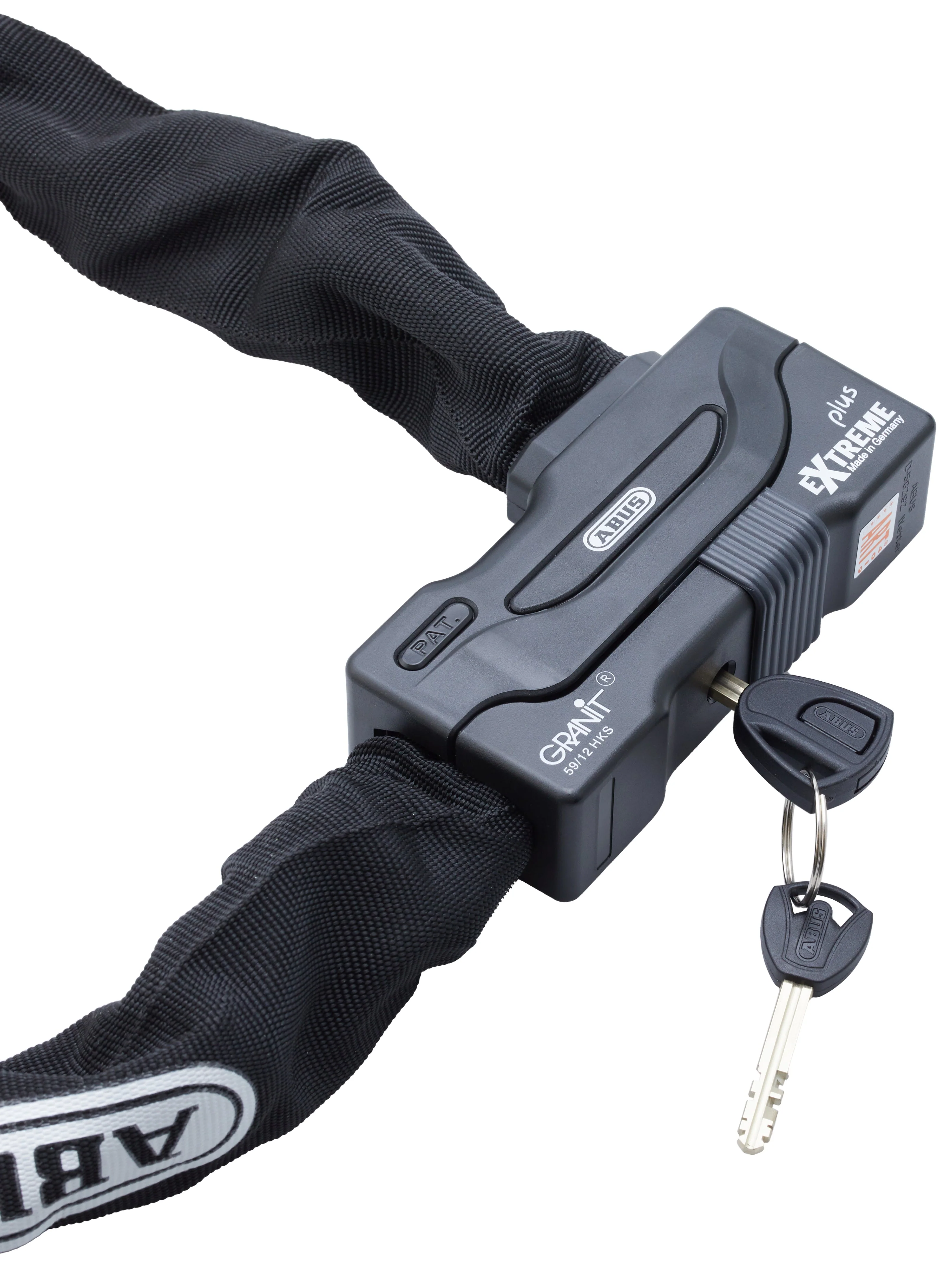 ABUS Extreme-Chain-Plus 59/12HKS110 Kettenschloss schwarz - Image 2