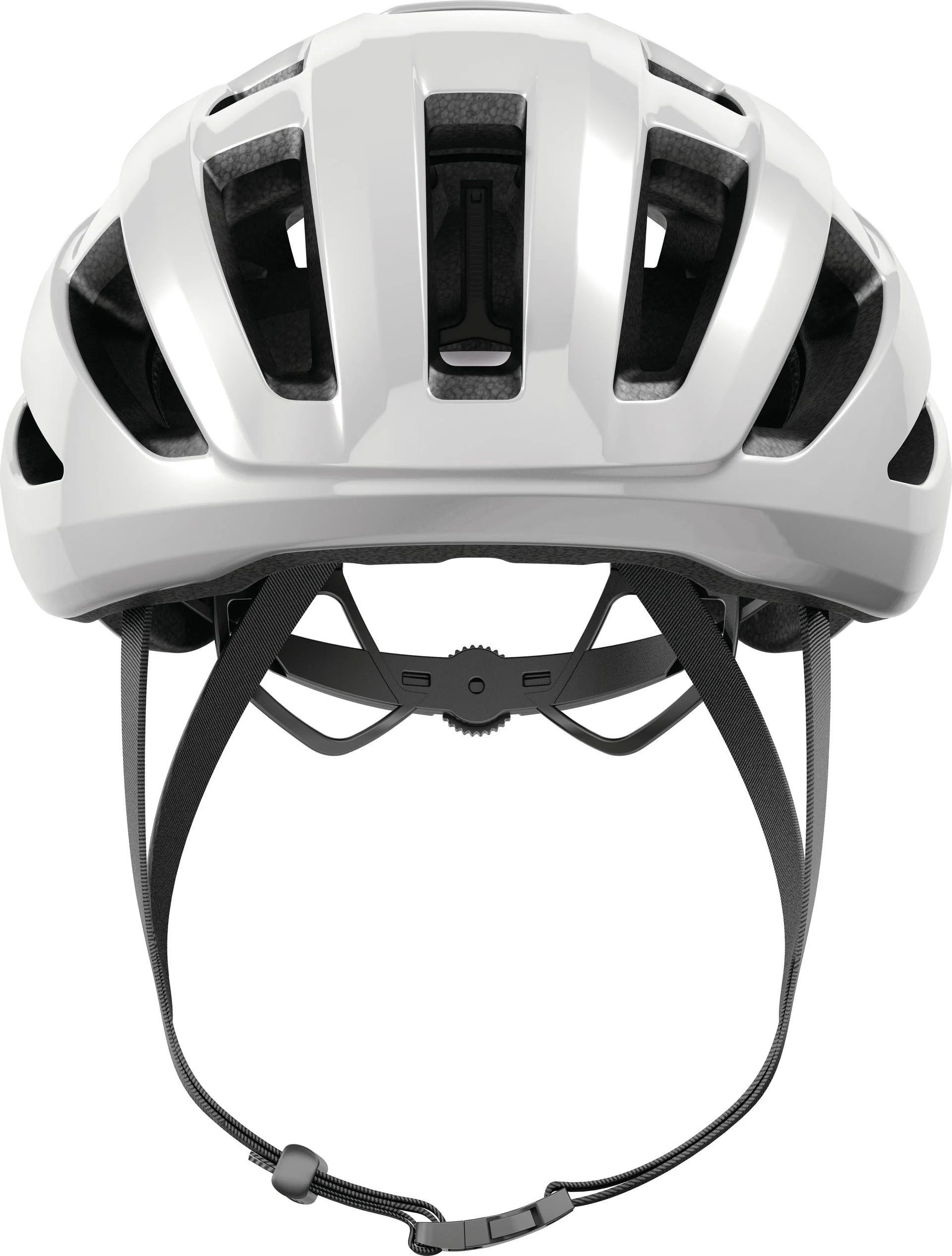 ABUS Powerdome Helm Road shiny weiß - Image 2