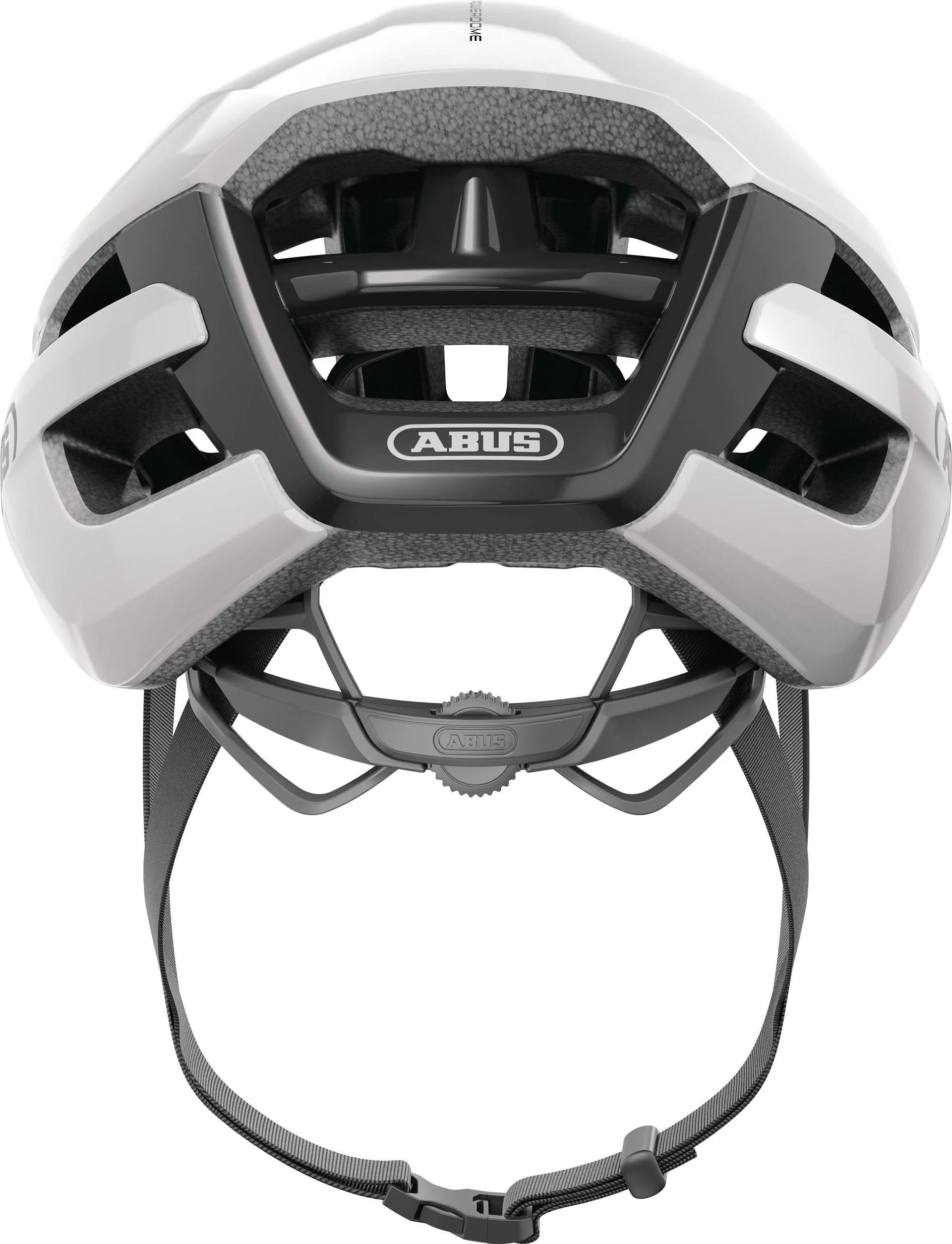 ABUS Powerdome Helm Road shiny weiß - Image 3