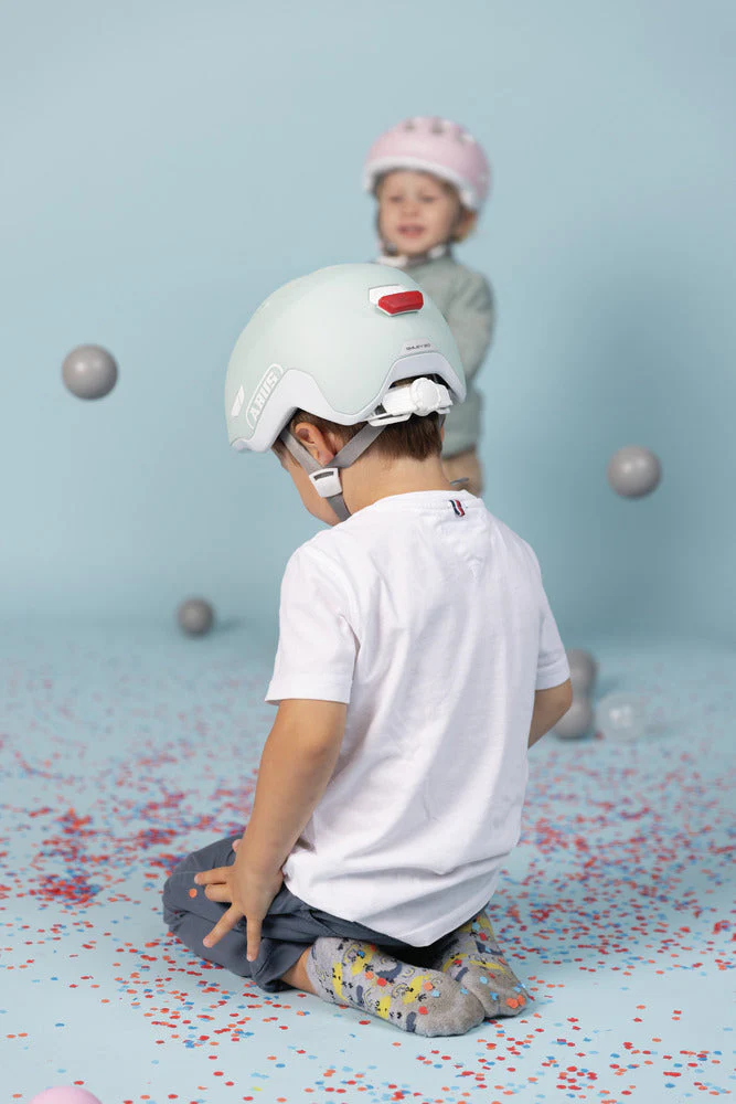 ABUS Smiley 3.0 ACE LED Helm Kids pure aqua - Image 6