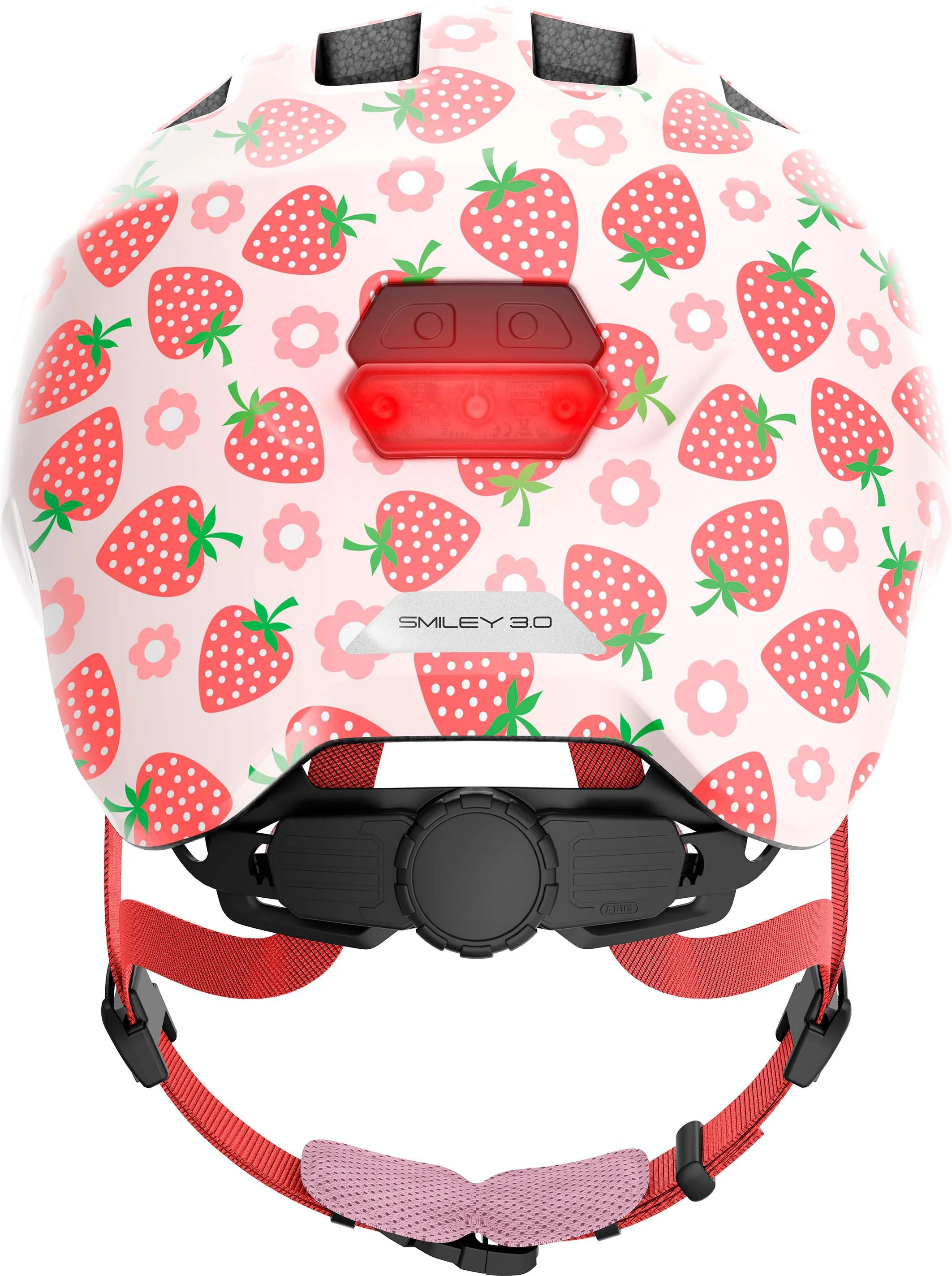ABUS Smiley 3.0 LED Helm Kids rose strawberry - Image 3