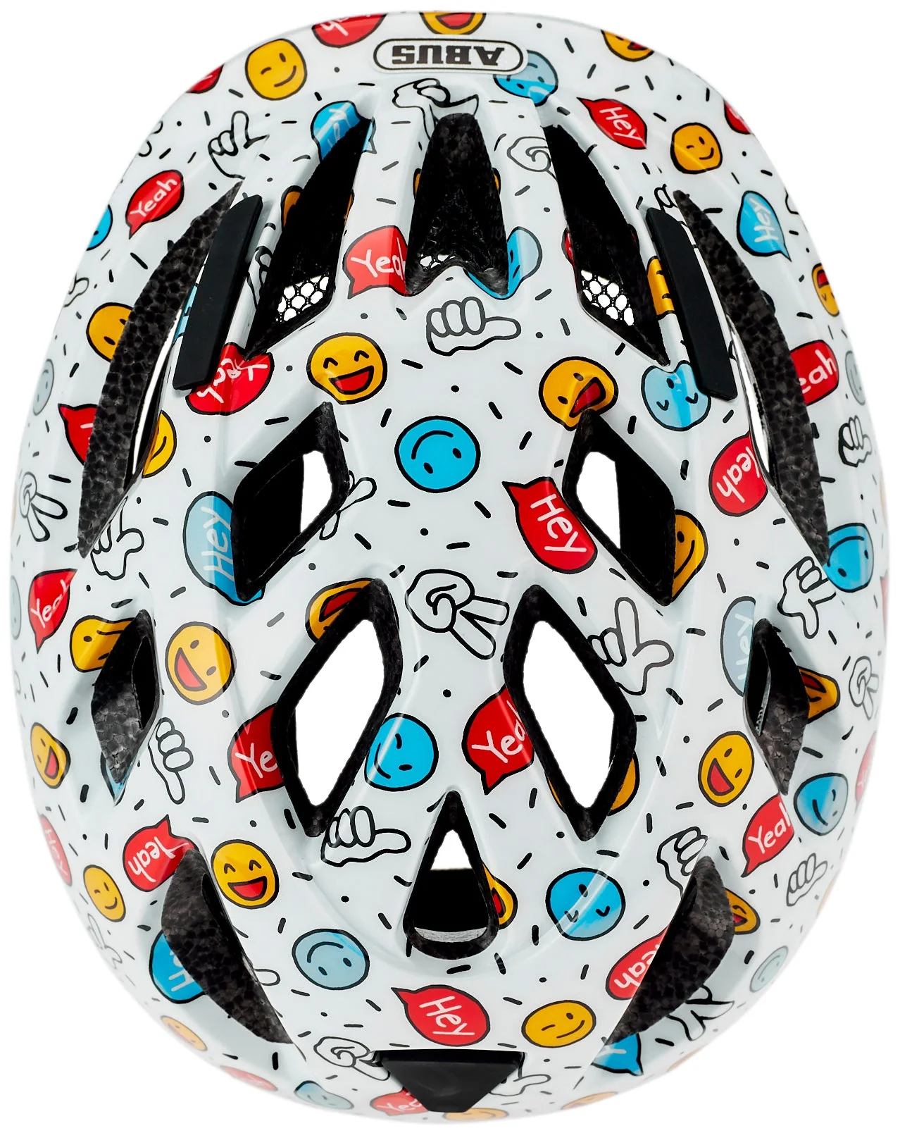 ABUS Smooty 2.0 Kinderhelm weiß smiley - Image 6
