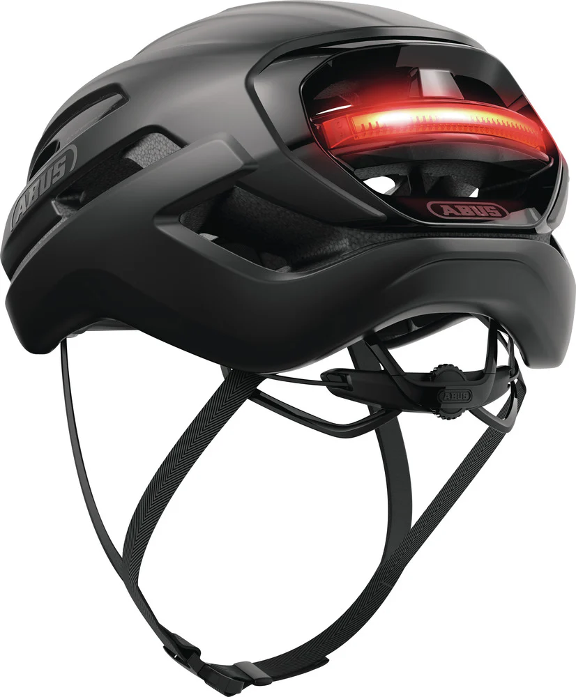 Abus TAIPAN LED Gravel Helm velvet black - Image 4