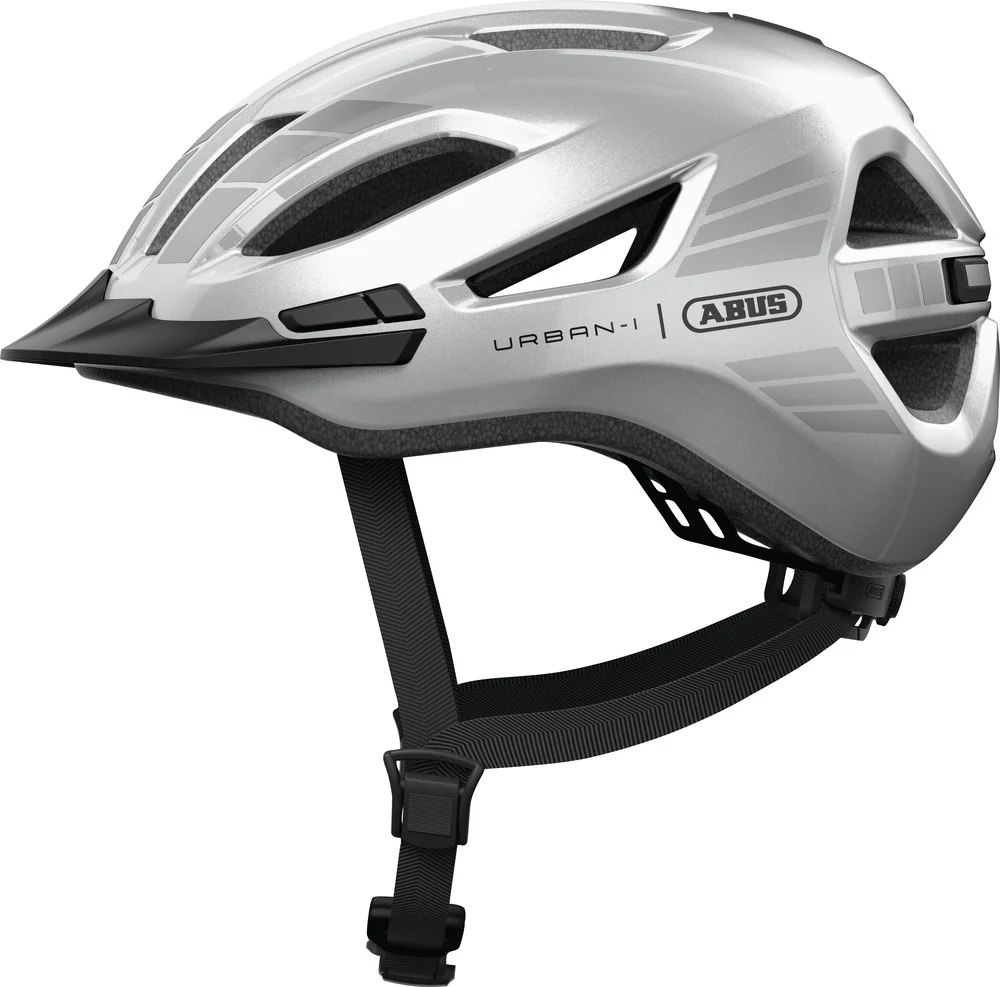 Abus URBAN-I 4.0 LR Urban Helm signal silver - Image 3
