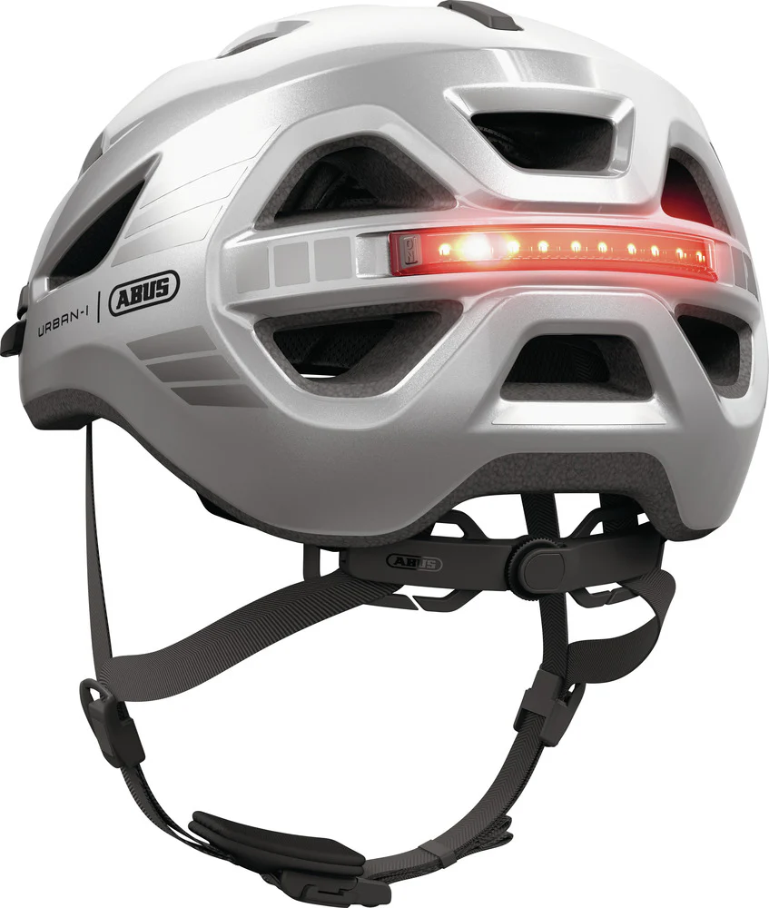 Abus URBAN-I 4.0 Urban Helm signal silver - Image 2