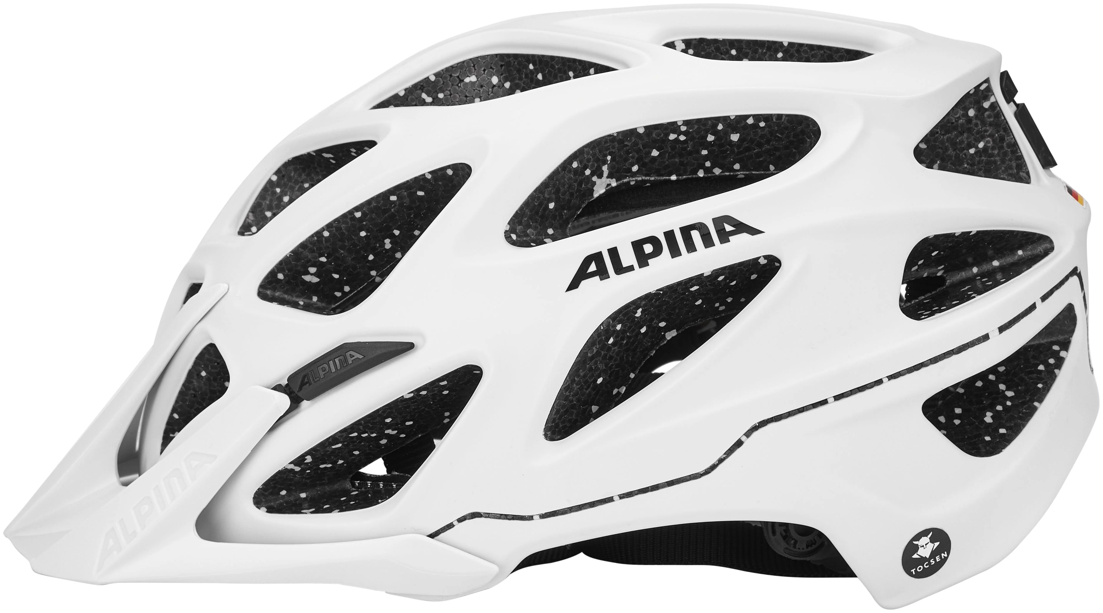 Alpina Mythos Tocsen Helm weiß - Image 3