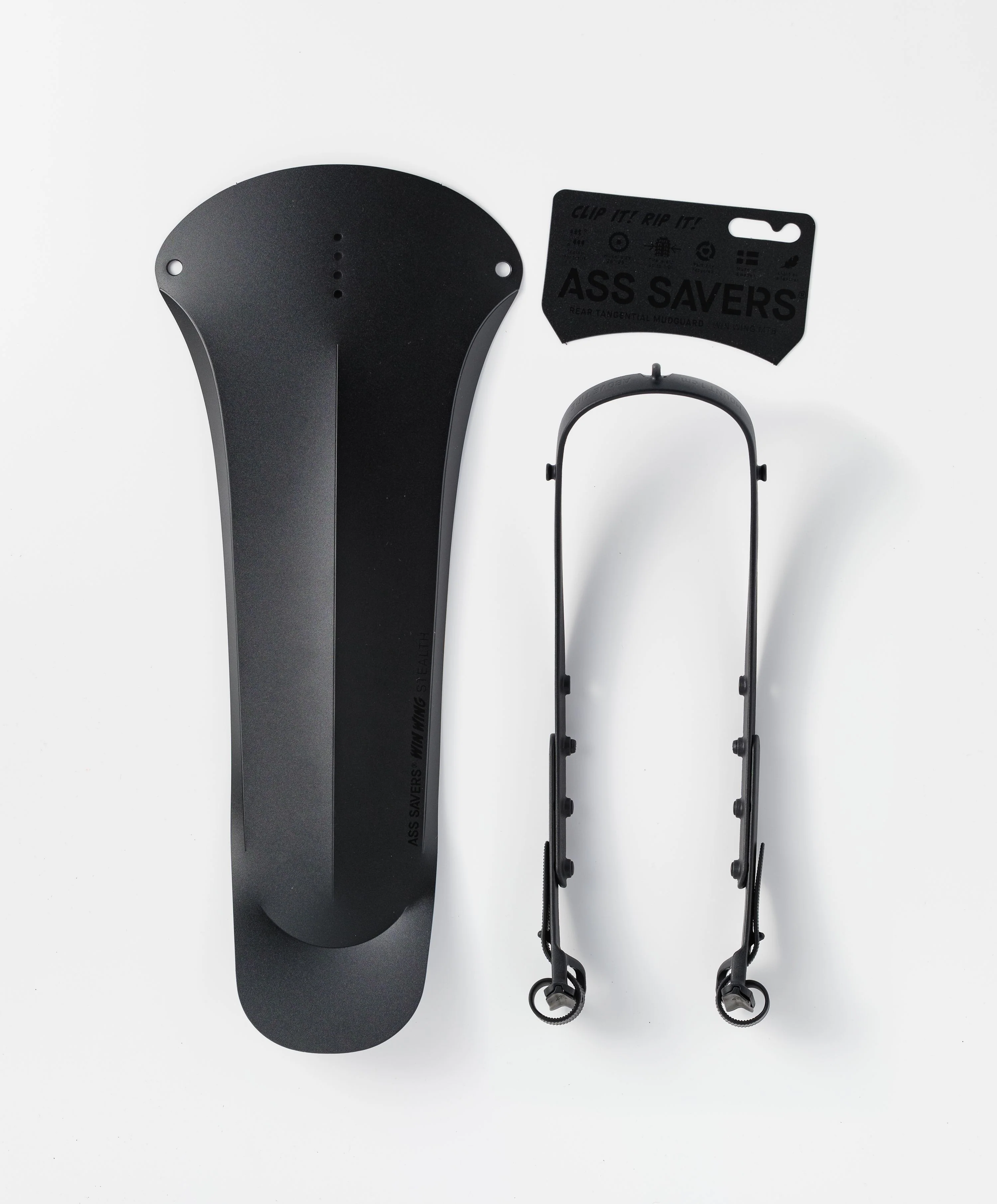 Ass Savers WMS-1 Win Wing MTB Spritzschutz HR  stealth