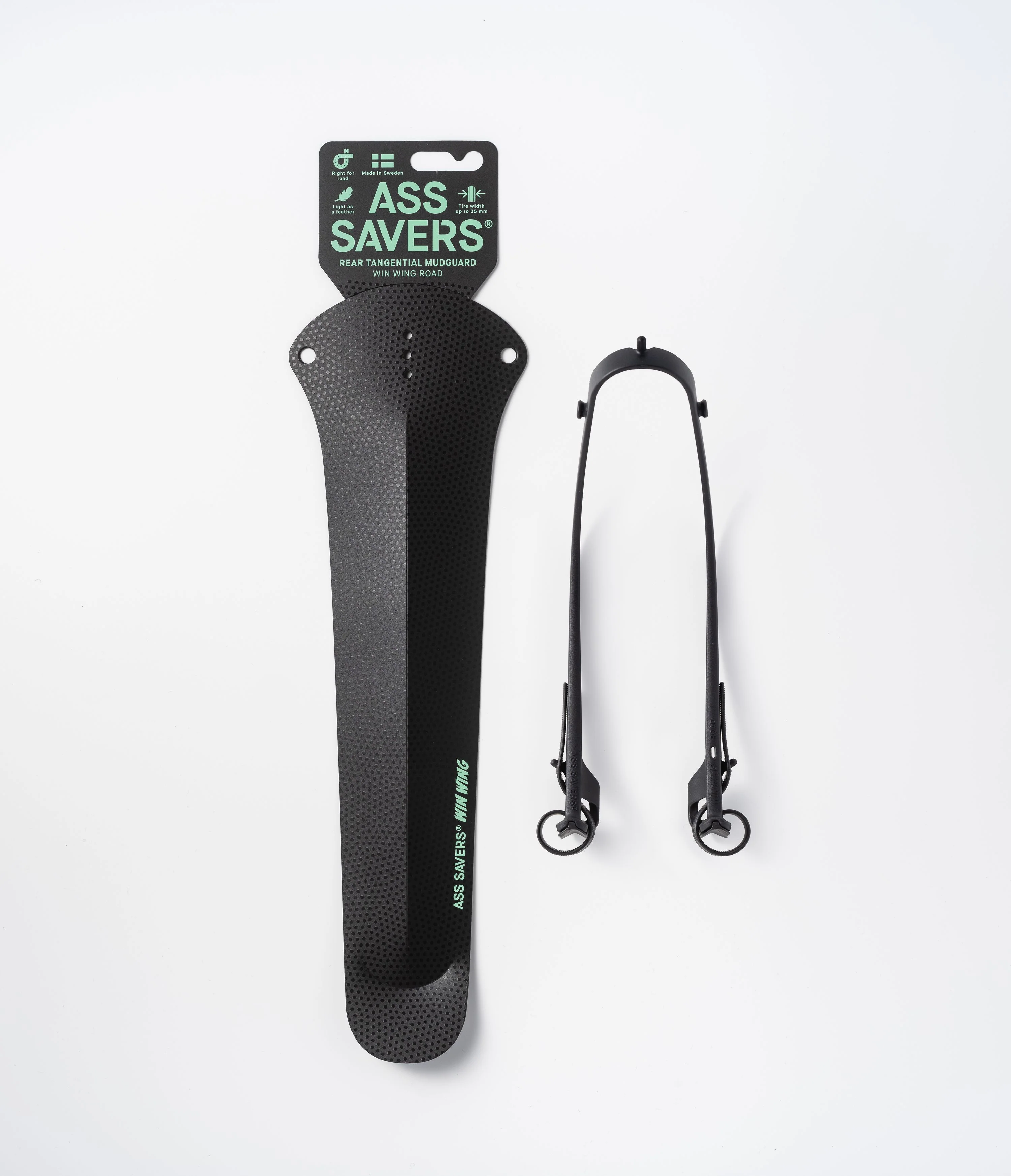 Ass Savers WRS-2 Win Wing Road Spritzschutz HR black dot