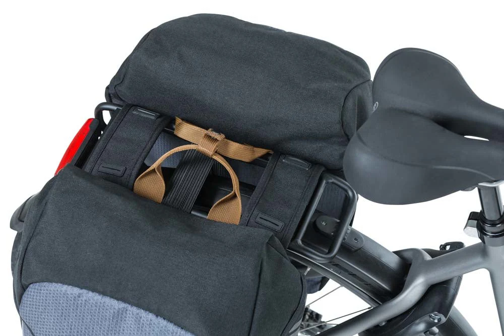 Basil Miles Doppel-Gepäckträgertasche 34l blau/schwarz - Image 2