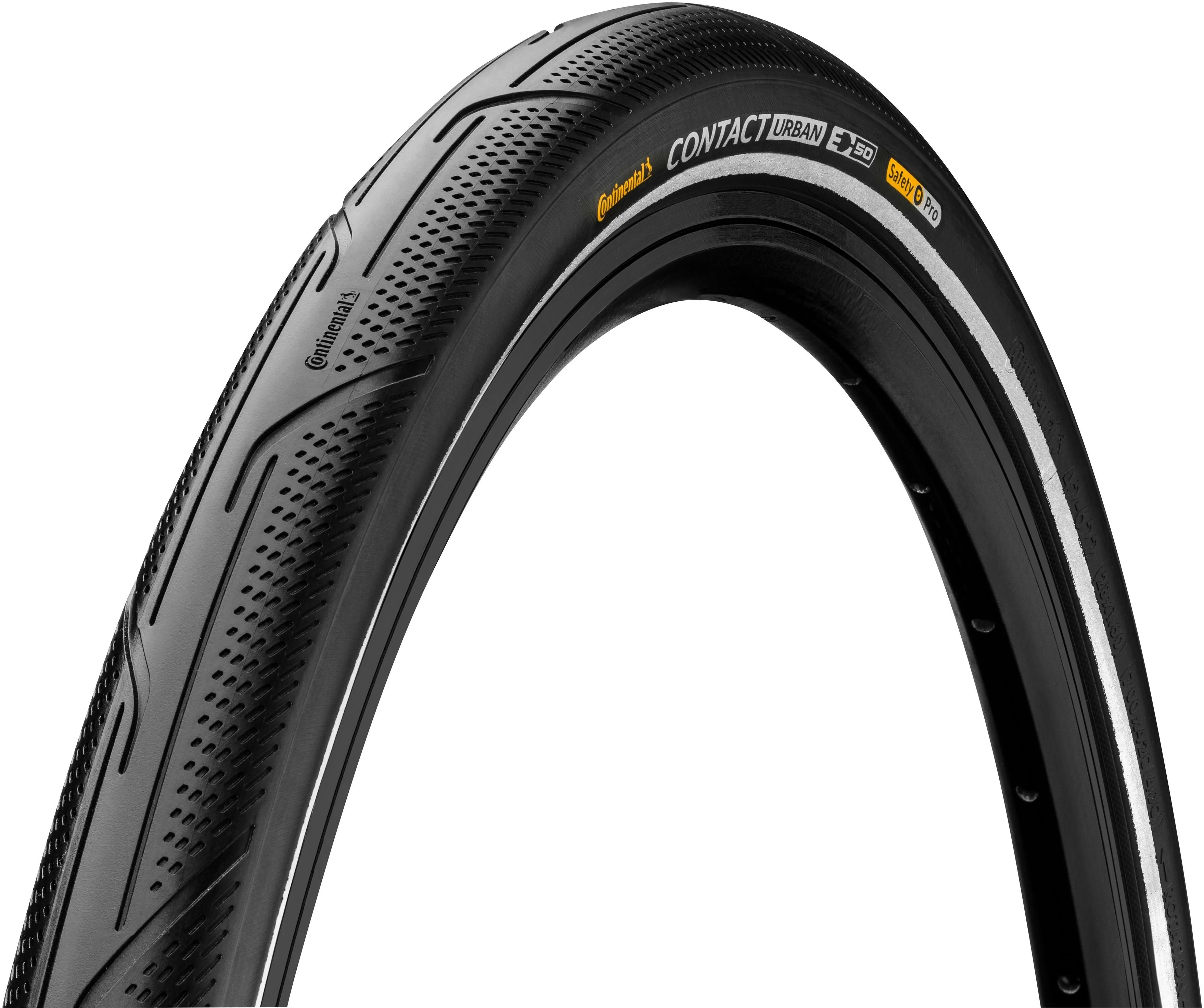 Continental Contact Urban Drahtreifen 28x2.20" Reflex E-50 SafetyPro schwarz