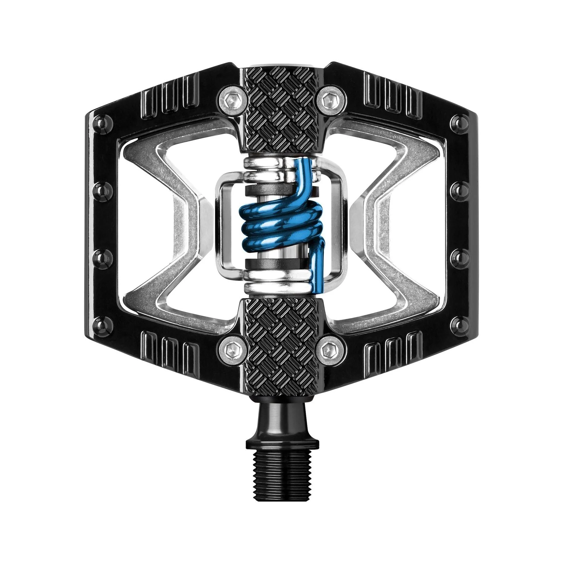 Crankbrothers Double Shot 2 Pedale black/raw/blue - Image 2