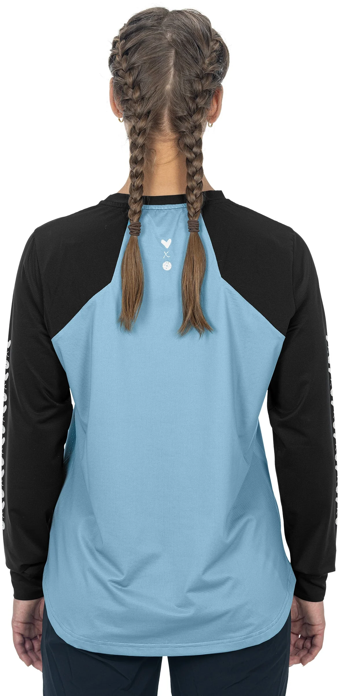 CUBE ATX WS Rundhalstrikot langarm blue´n´black - Image 3