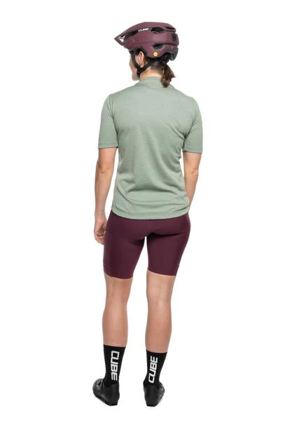 Cube GRAVEL WS Trikot kurzarm green - Image 4