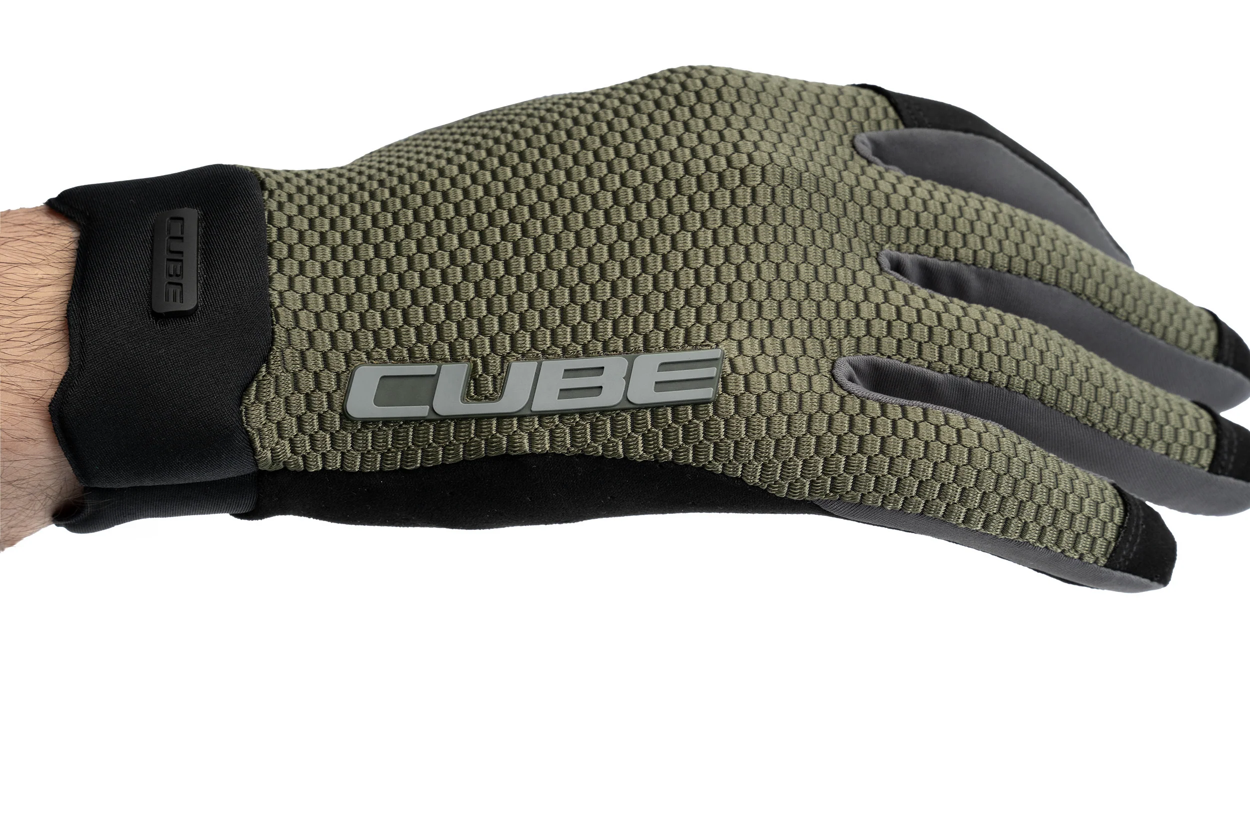 Cube Handschuhe Gravity langfinger TM olive´n´grey - Image 2