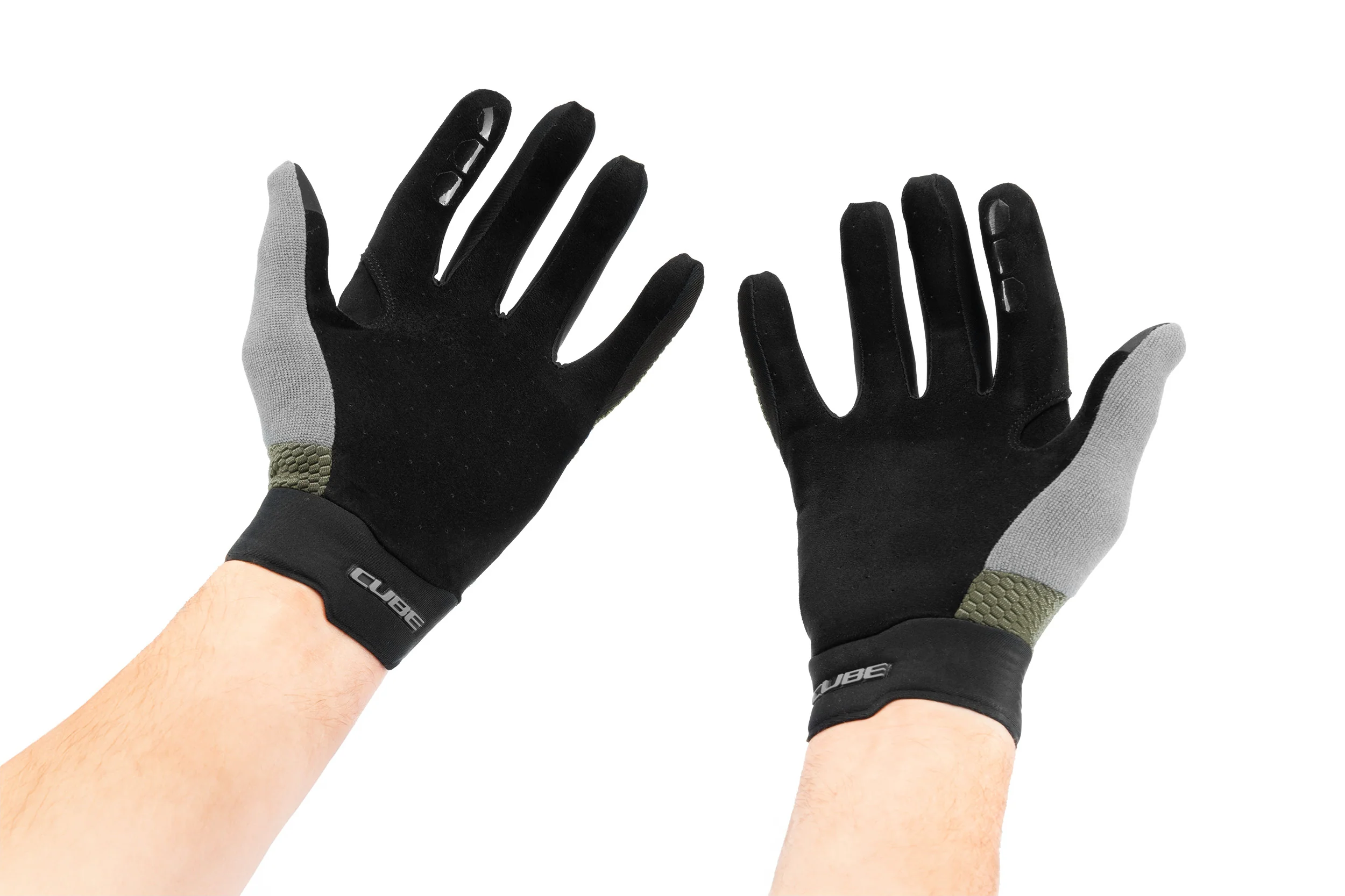 Cube Handschuhe Gravity langfinger TM olive´n´grey - Image 4