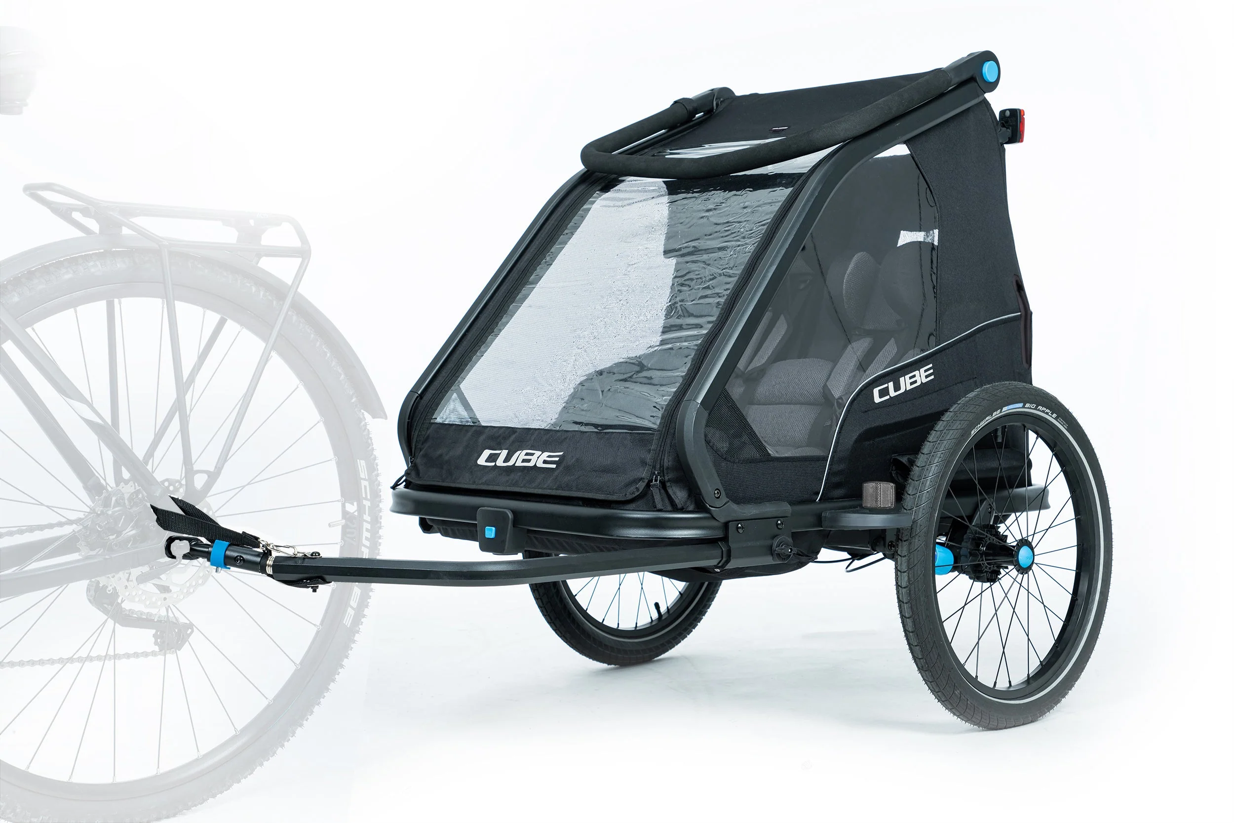 CUBE Kinder Fahrradanhänger Double CMPT - Image 7