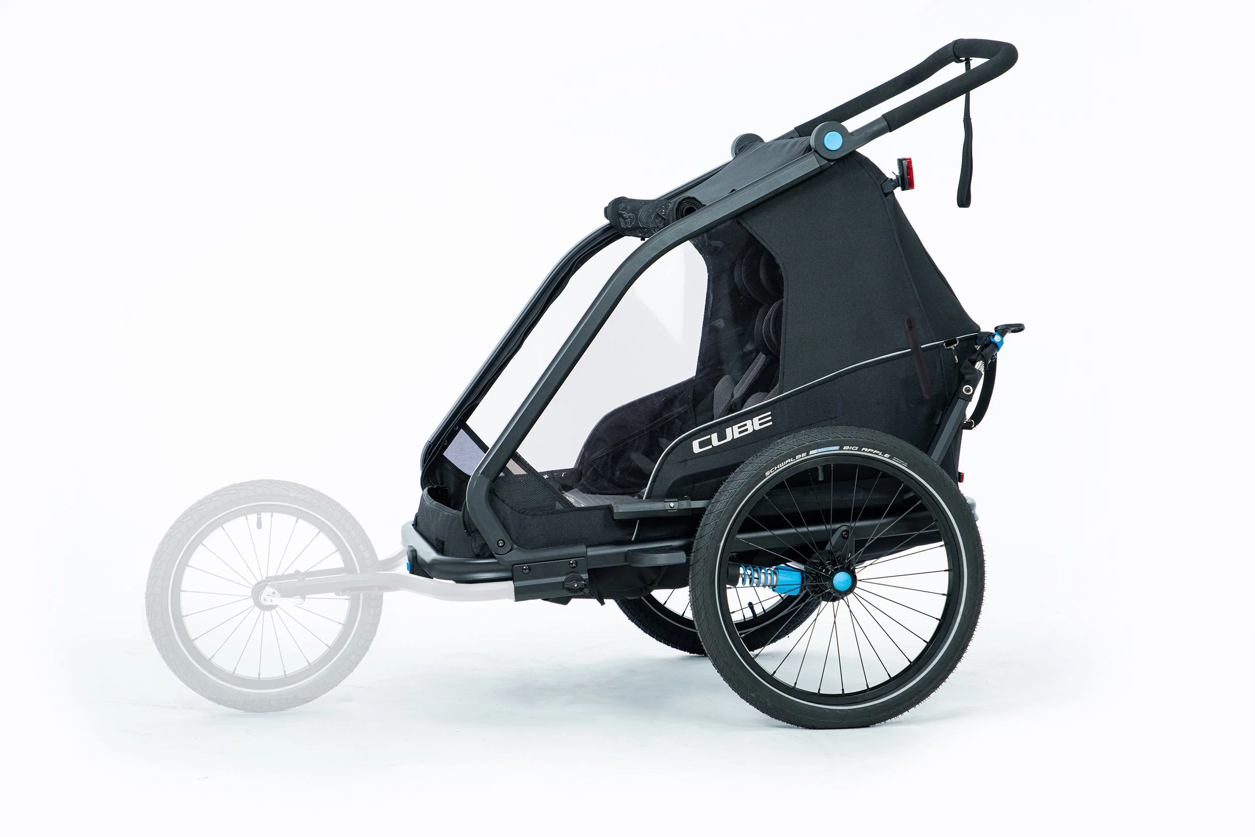 CUBE Kinder Fahrradanhänger Double CMPT - Image 8