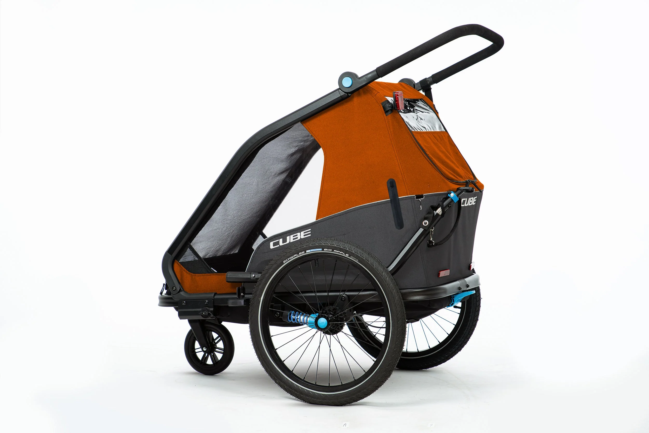 CUBE Kinder Fahrradanhänger Double CMPT X Actionteam - Image 9