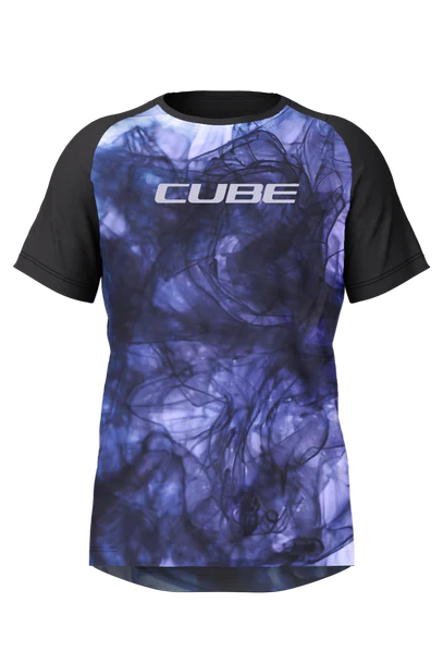 Cube MTB Trikot ARTLINE kurzarm blue´n´black