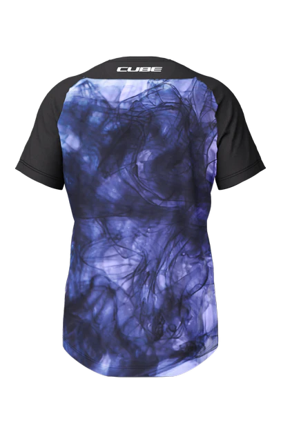Cube MTB Trikot ARTLINE kurzarm blue´n´black - Image 2
