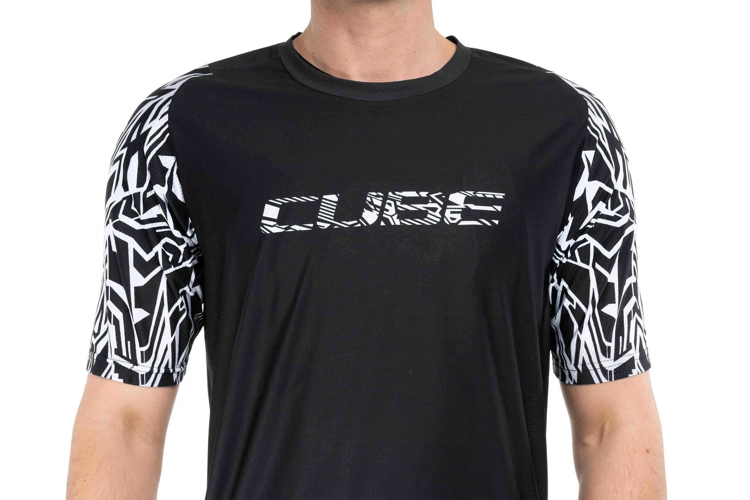 Cube MTB Trikot Razzle Dazzle kurzarm black´n´white - Image 3