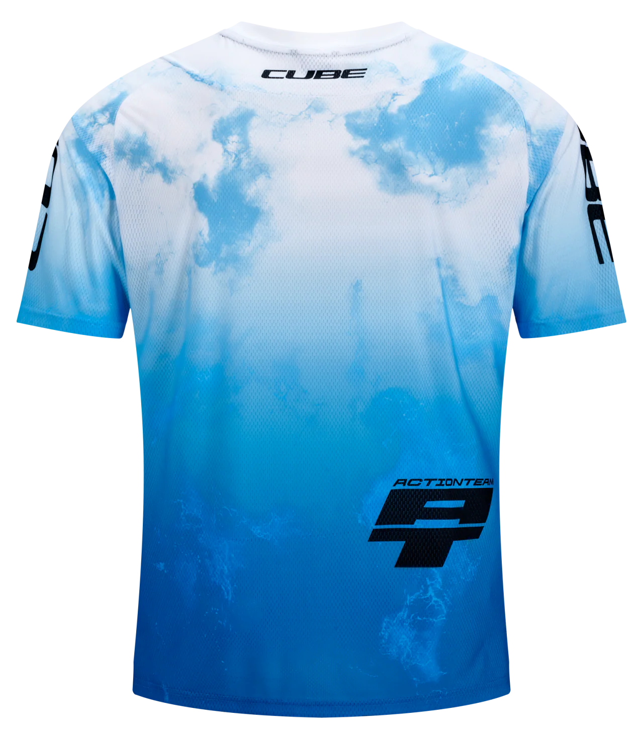 CUBE MTB Trikot X Actionteam kurzarm Herren topas blue - Image 2