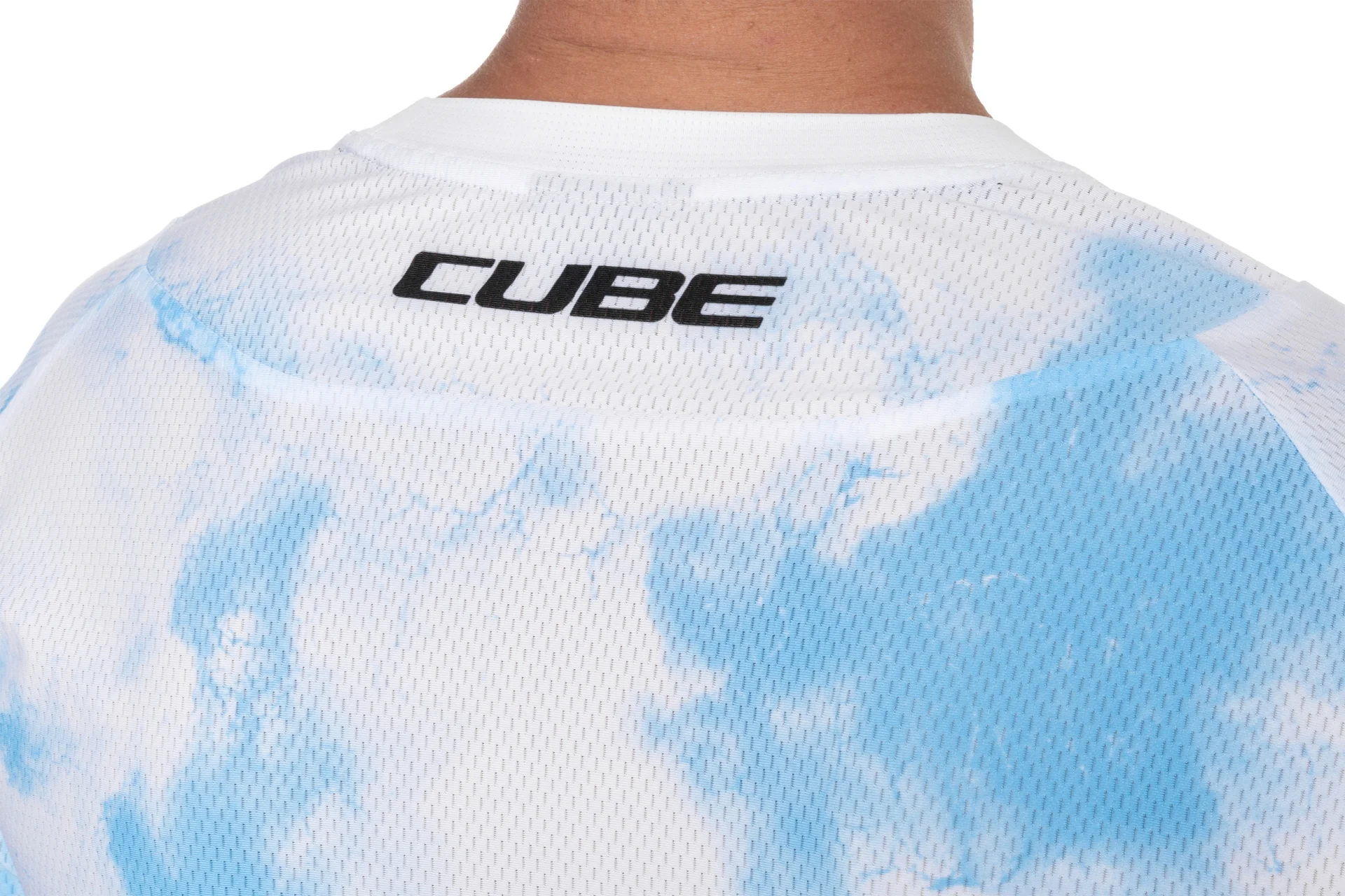 CUBE MTB Trikot X Actionteam kurzarm Herren topas blue - Image 5