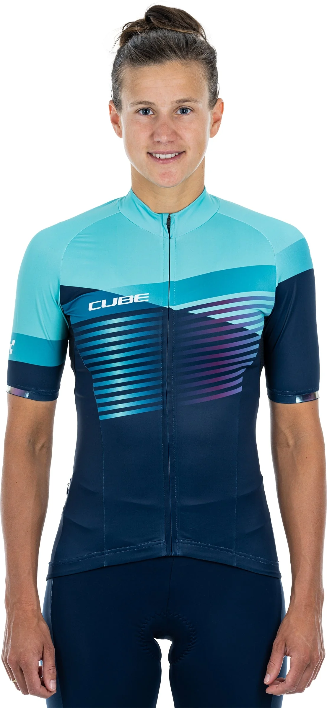 CUBE TEAMLINE WS Trikot kurzarm blue´n´mint - Image 2
