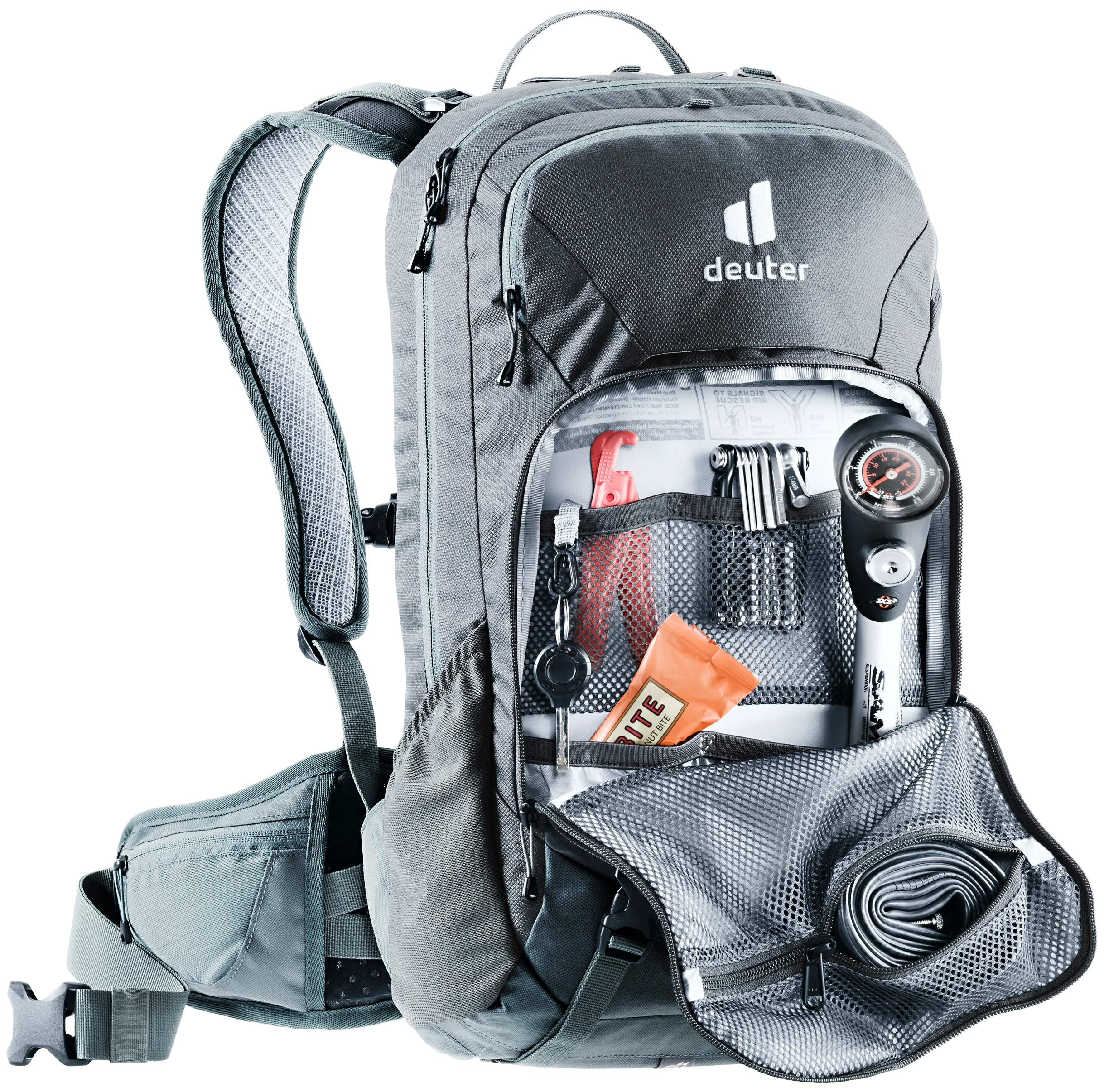 deuter Attack 16 Fahrradrucksack grau - Image 4