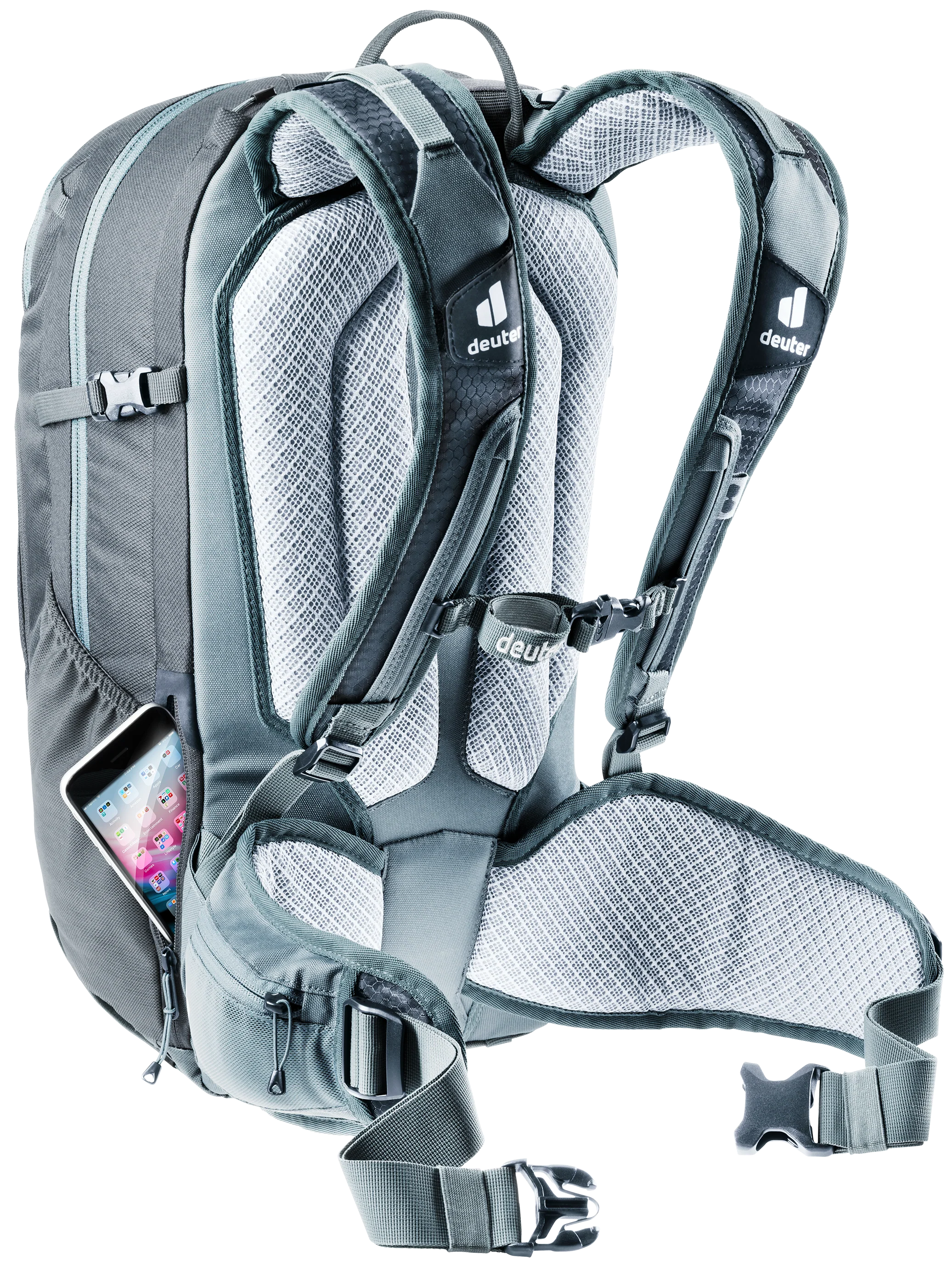 deuter Attack 20 Fahrradrucksack grau - Image 7