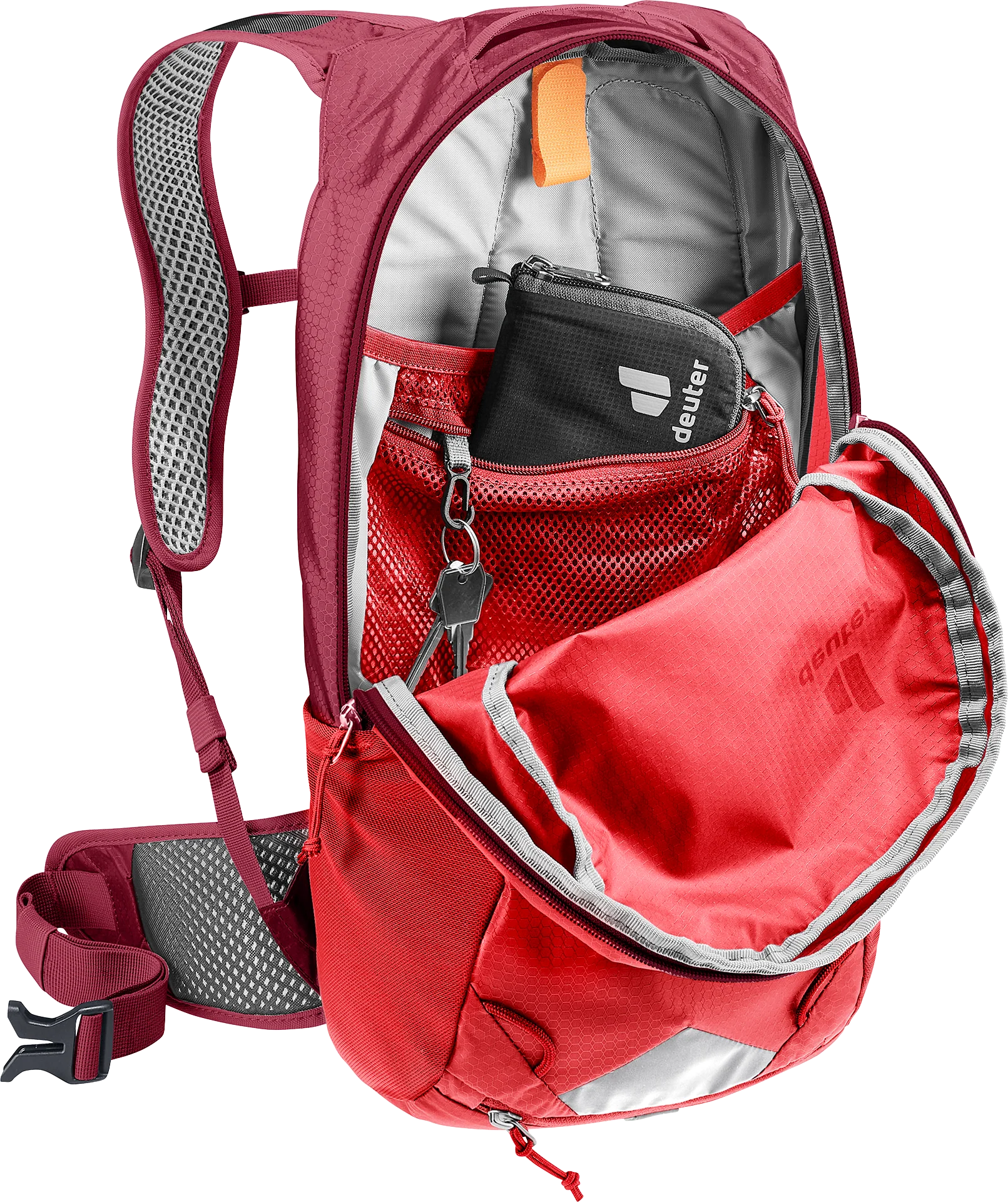 deuter Race 12 Fahrradrucksack cherry-masala - Image 10