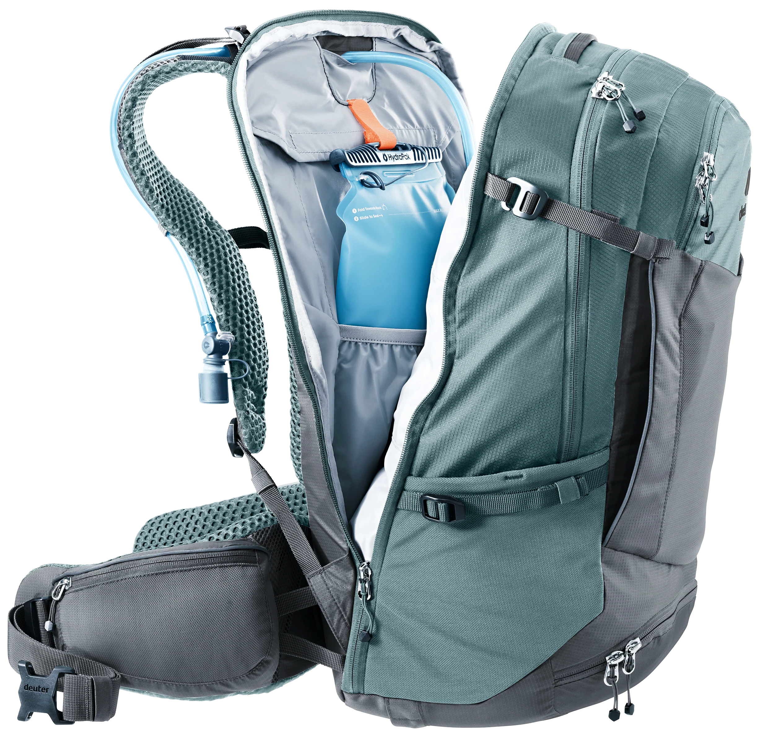 deuter Trans Alpine Pro 28 Fahrradrucksack graphite-shale - Image 7