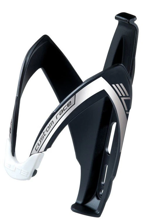 Elite Custom Race Flaschenhalter schwarz matt/weiß