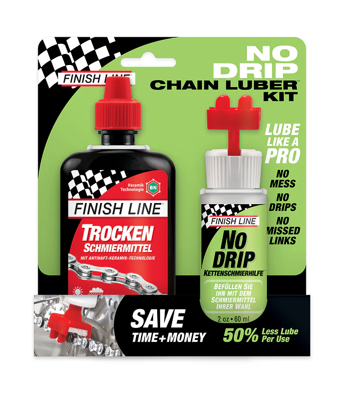 Finish Line NoDripChainLuber Combo 120ml Dry Lube
