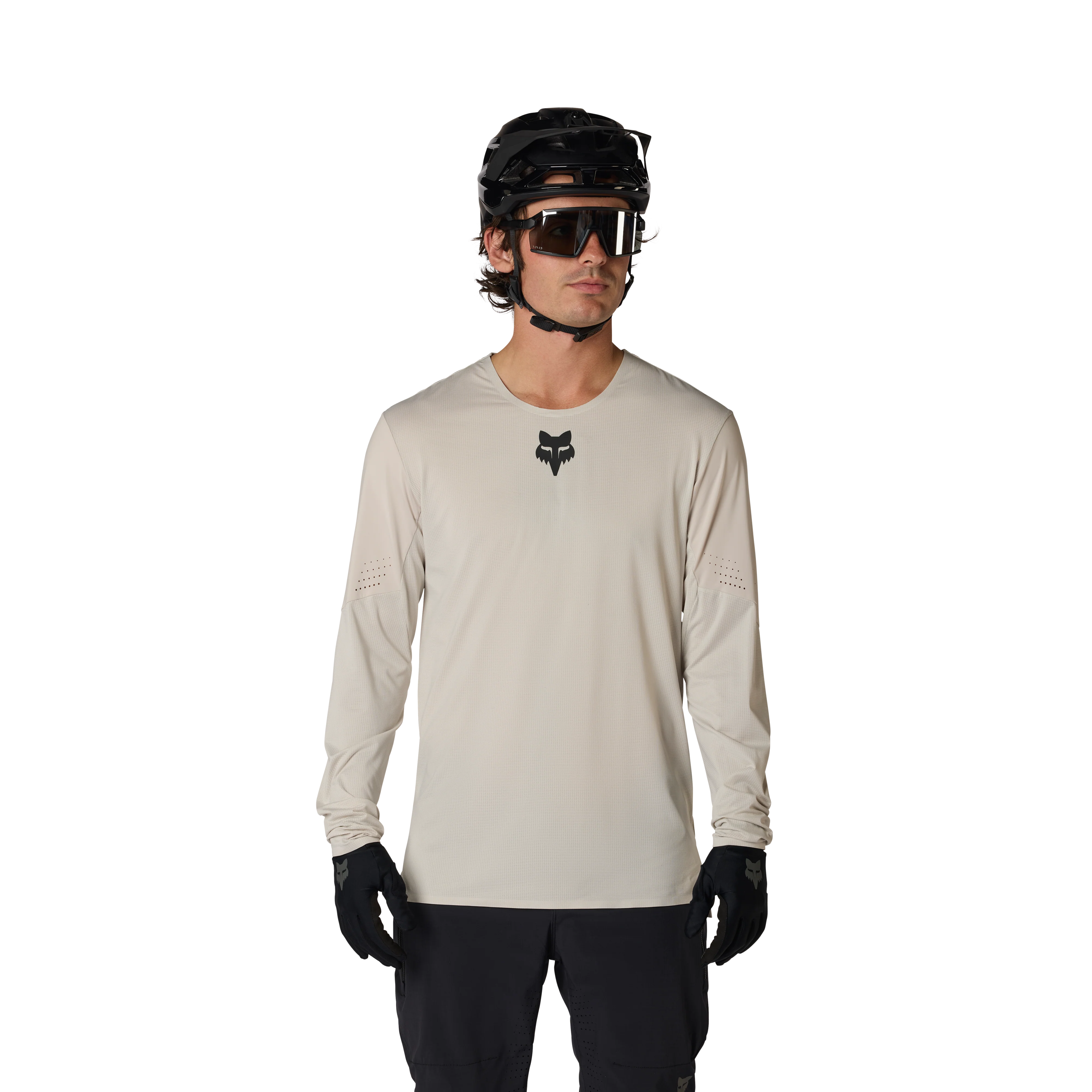 Fox Flexair LS Jersey Chalk - Image 3