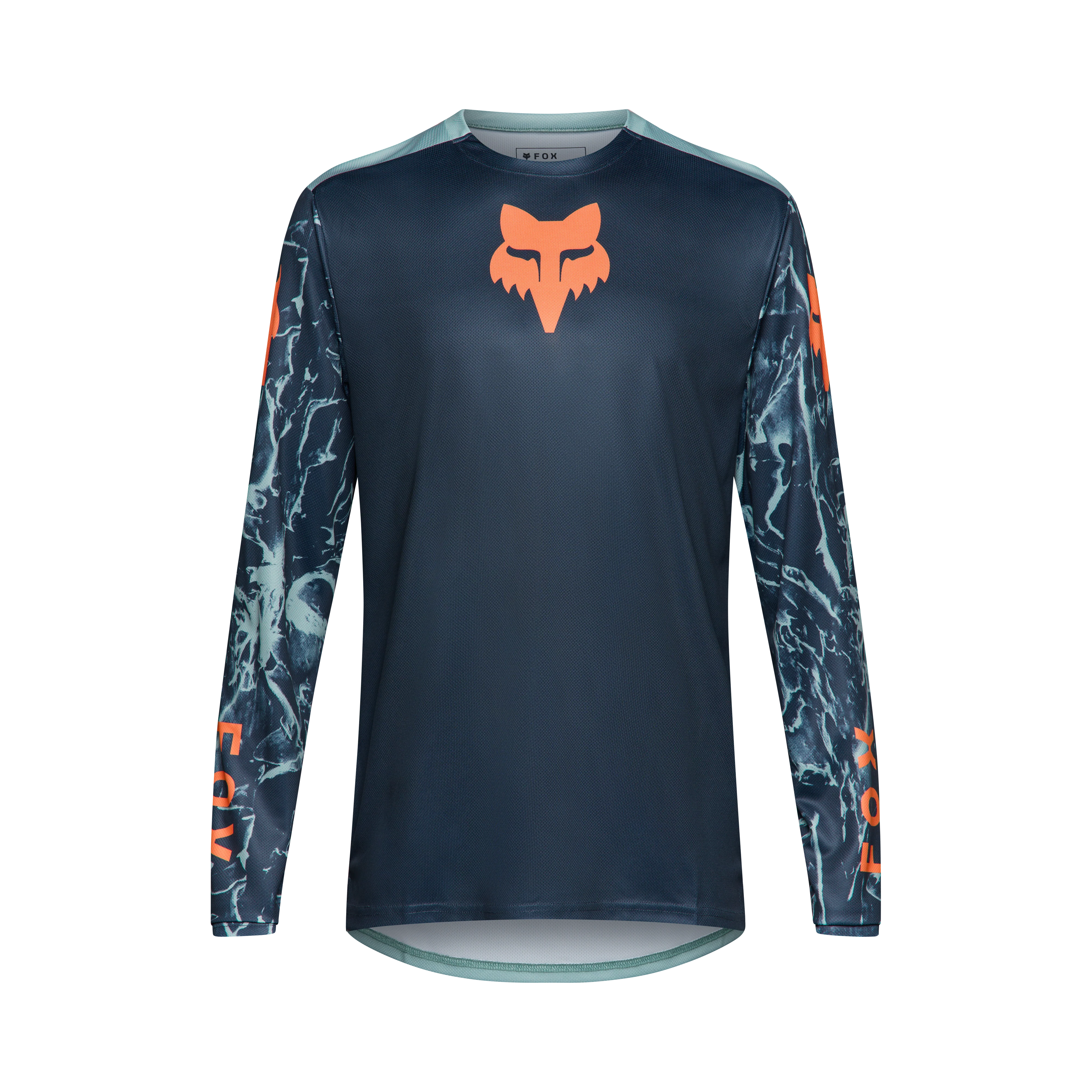 Fox Ranger LS Jersey Img Print Arctic Blue