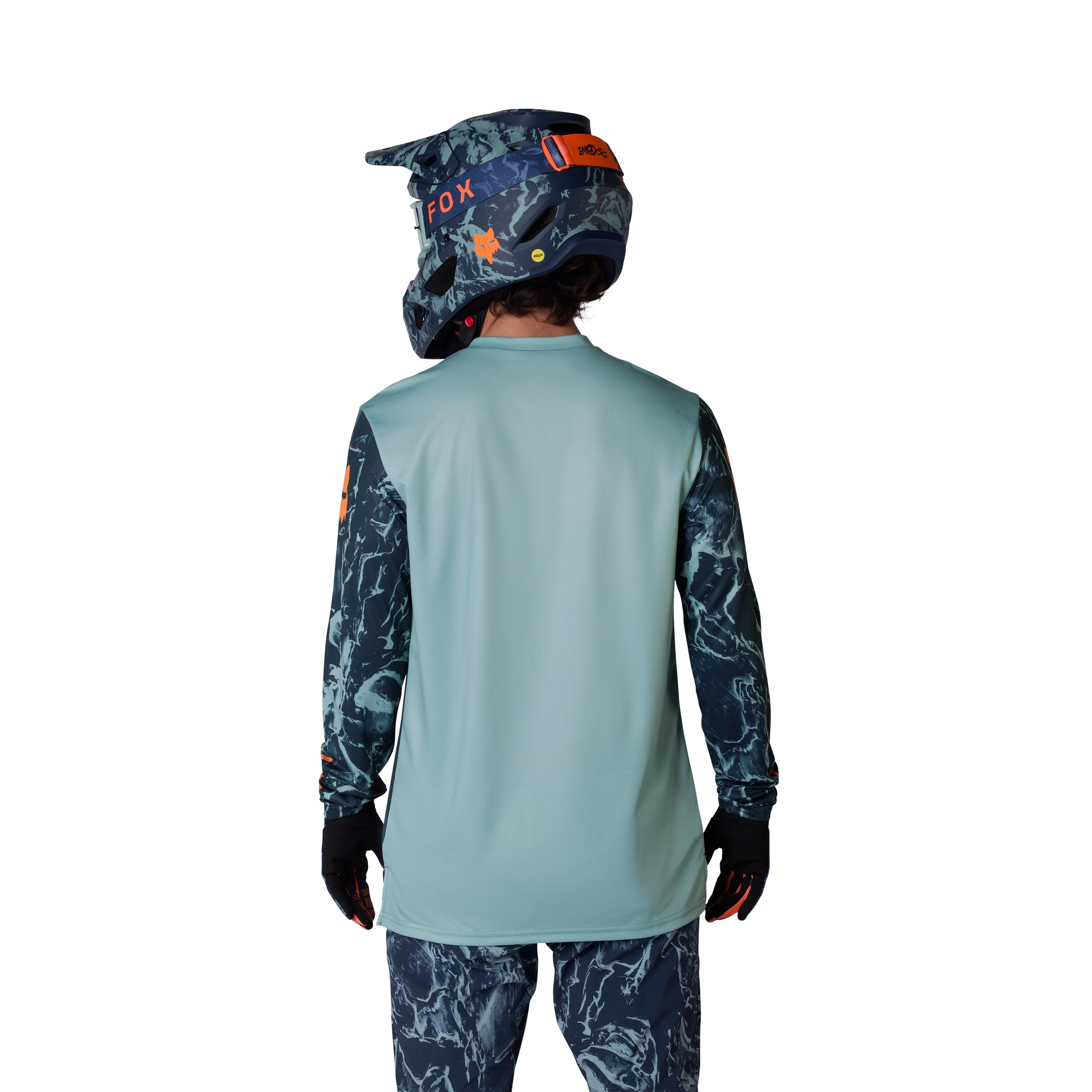 Fox Ranger LS Jersey Img Print Arctic Blue - Image 4