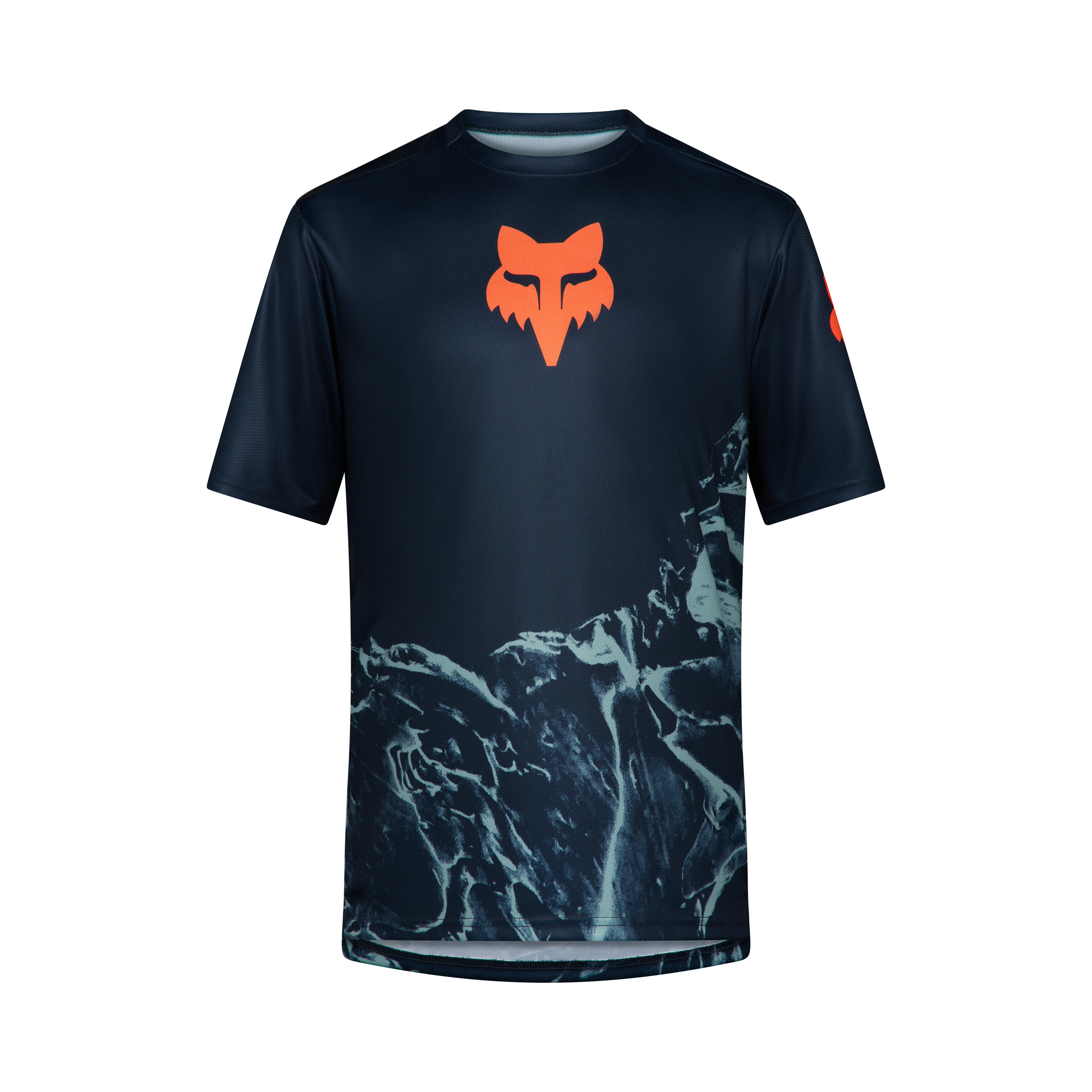 Fox Ranger SS Jersey Img Print Arctic Blue