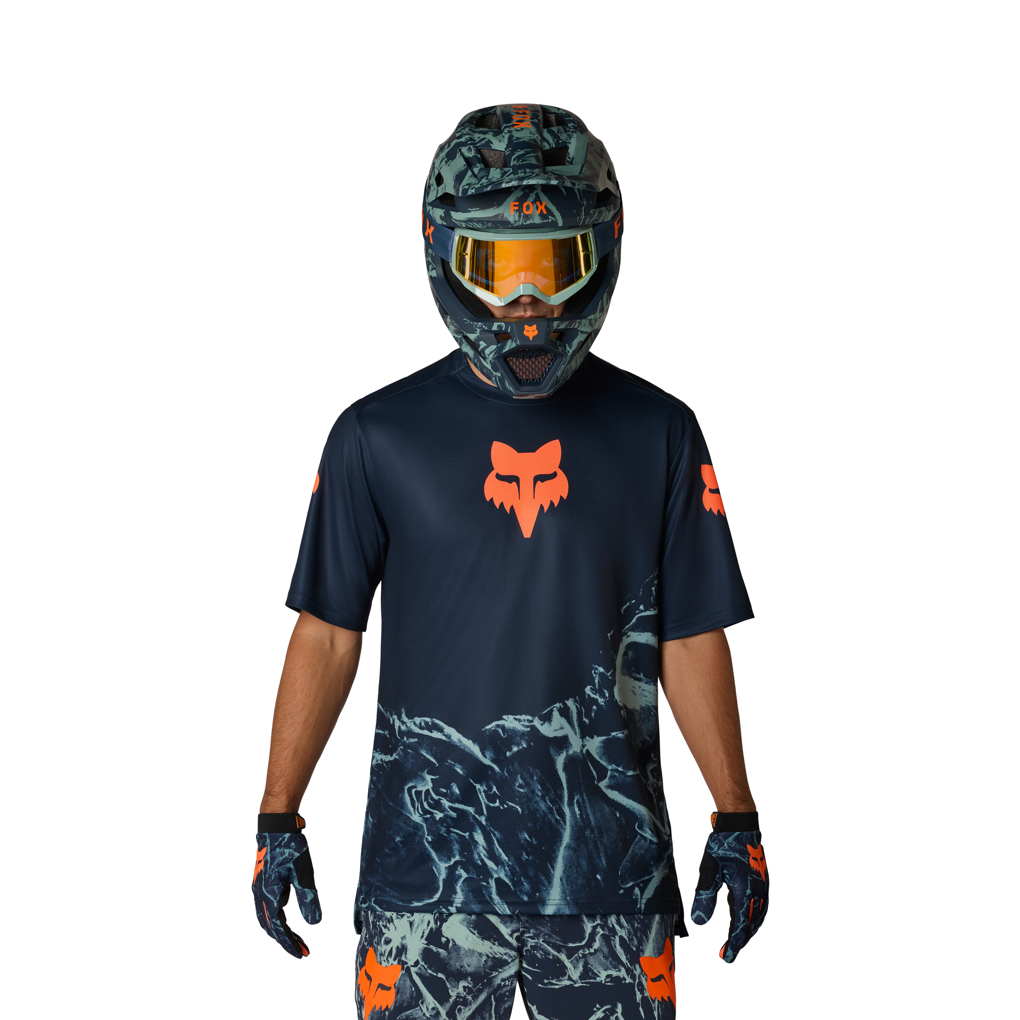 Fox Ranger SS Jersey Img Print Arctic Blue - Image 3