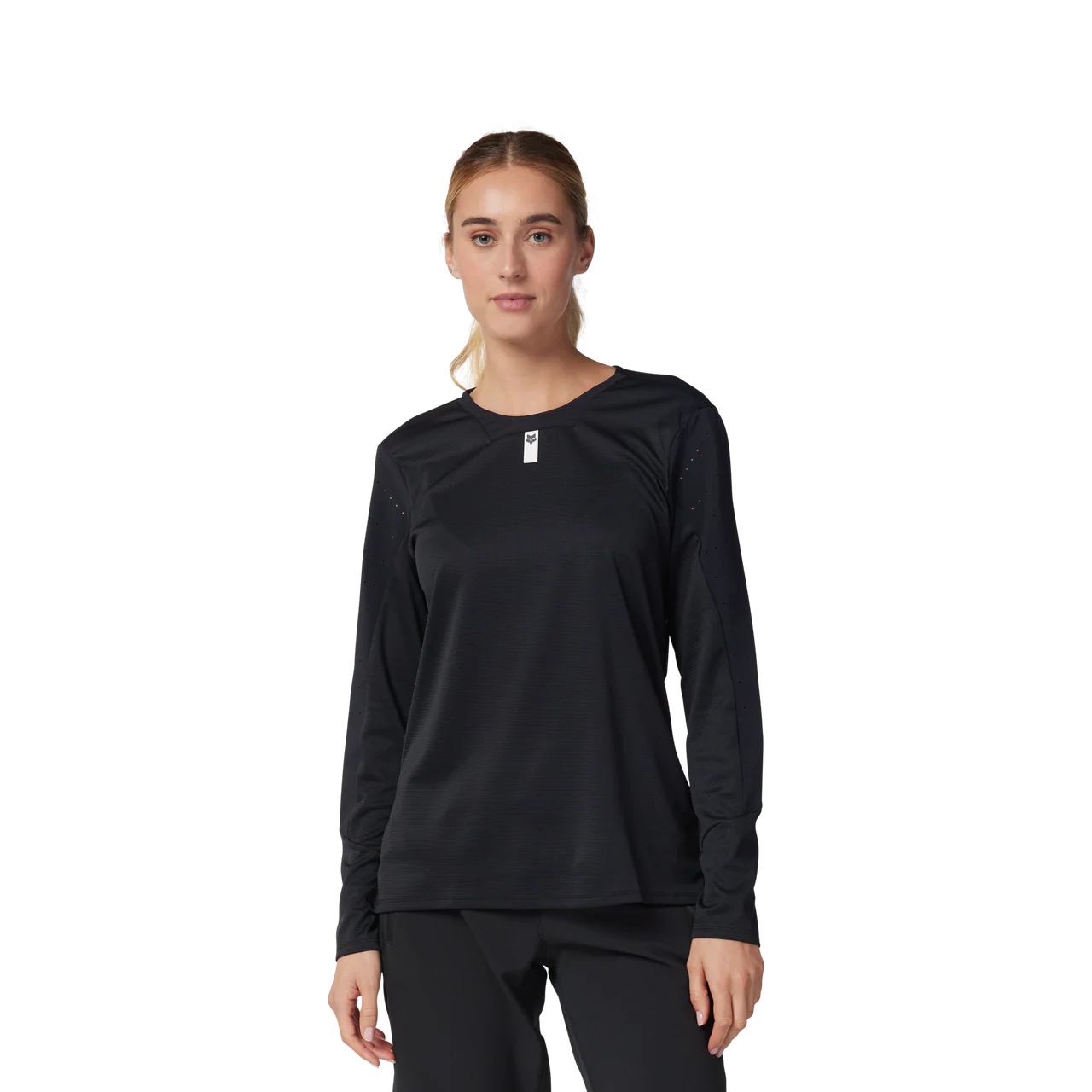 Fox W Defend LS Jersey Black - Image 3