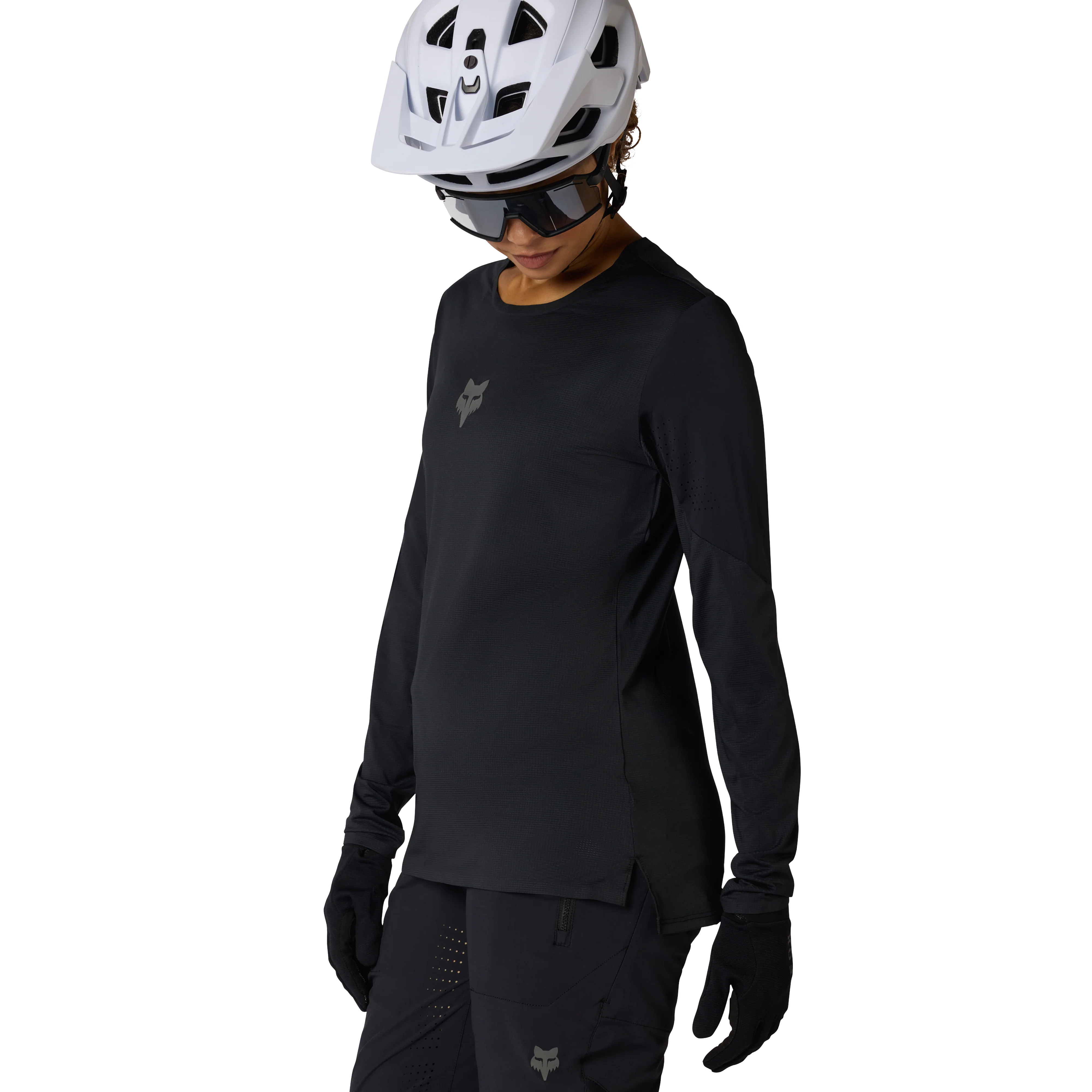 Fox W Flexair LS Jersey Black - Image 3