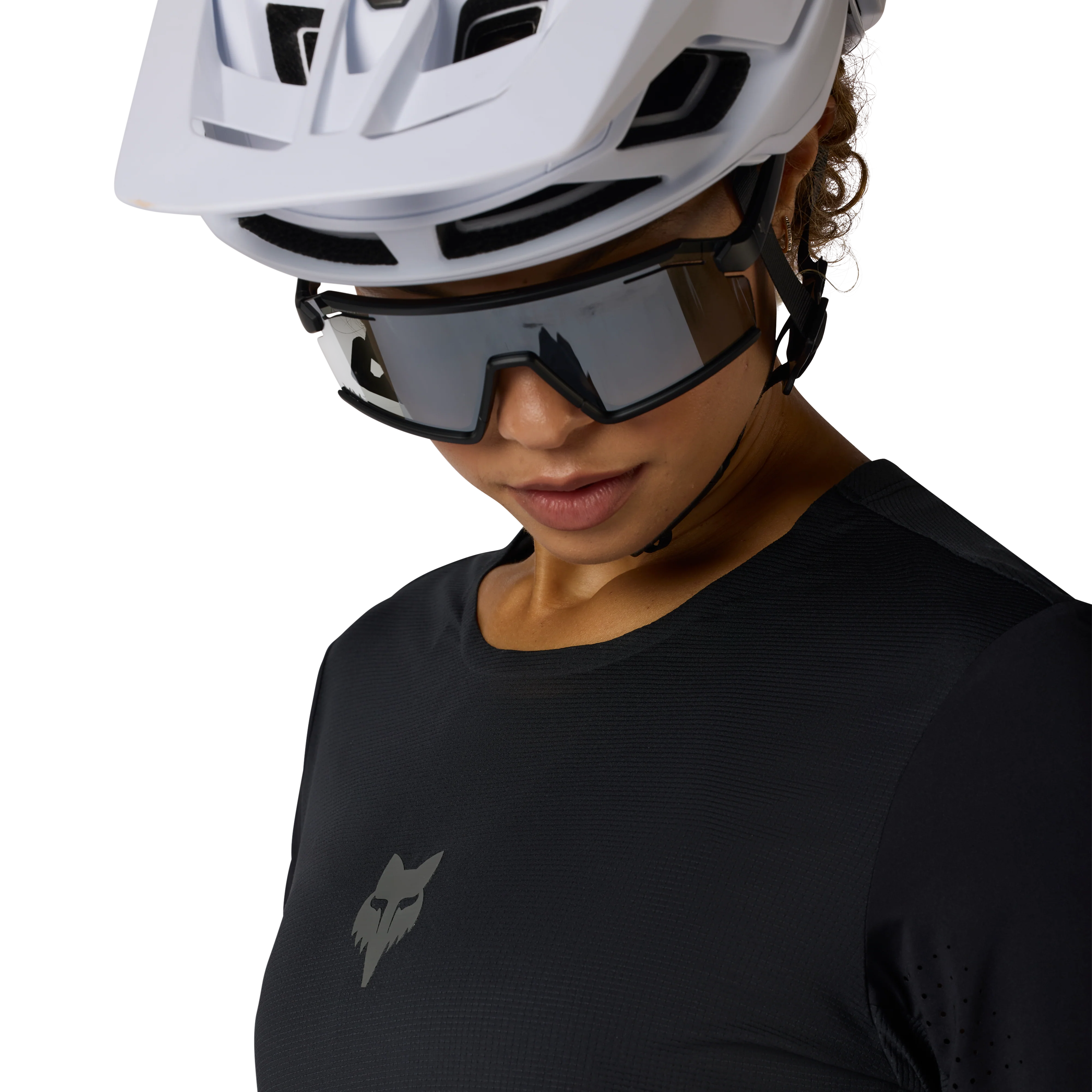 Fox W Flexair LS Jersey Black - Image 6