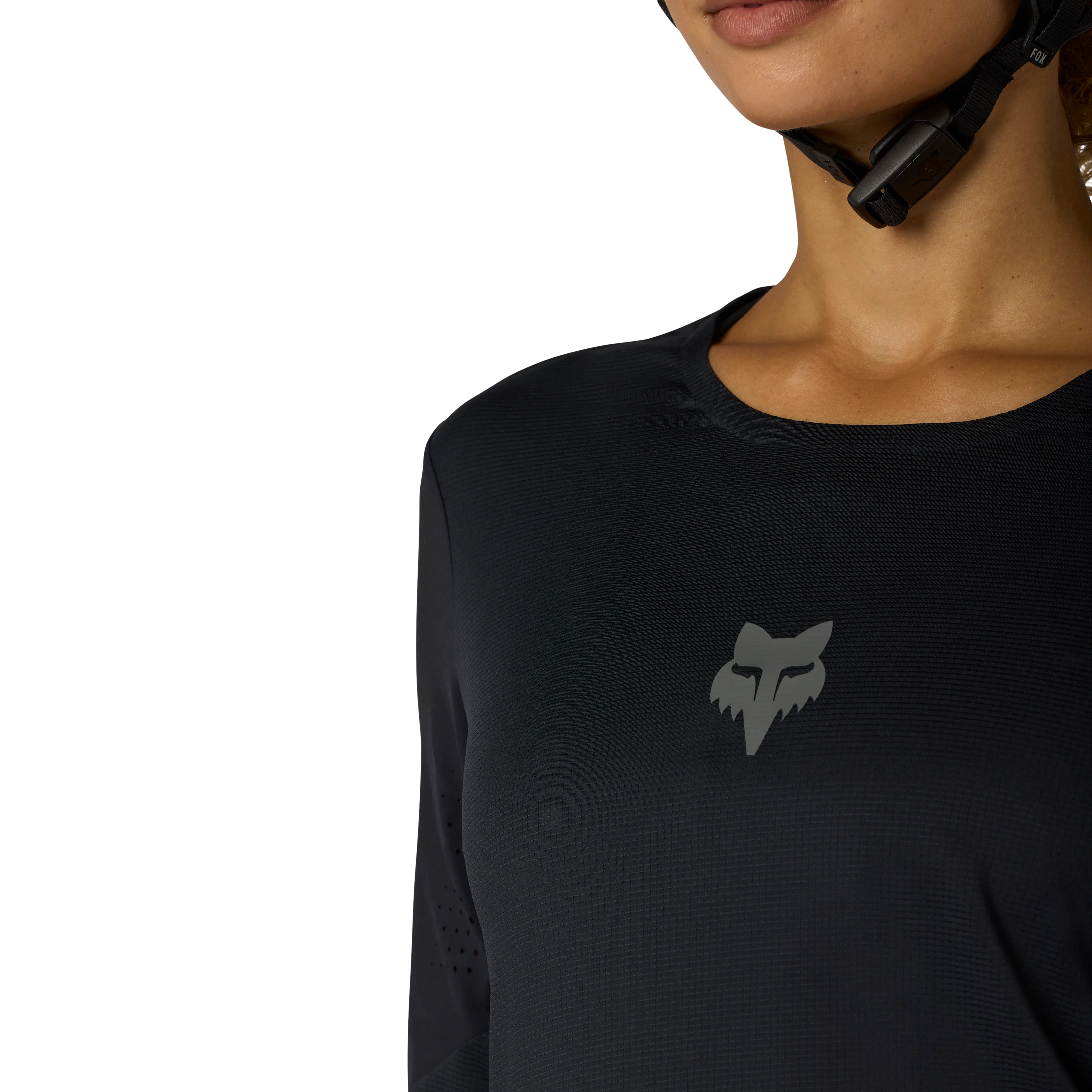 Fox W Flexair LS Jersey Black - Image 7