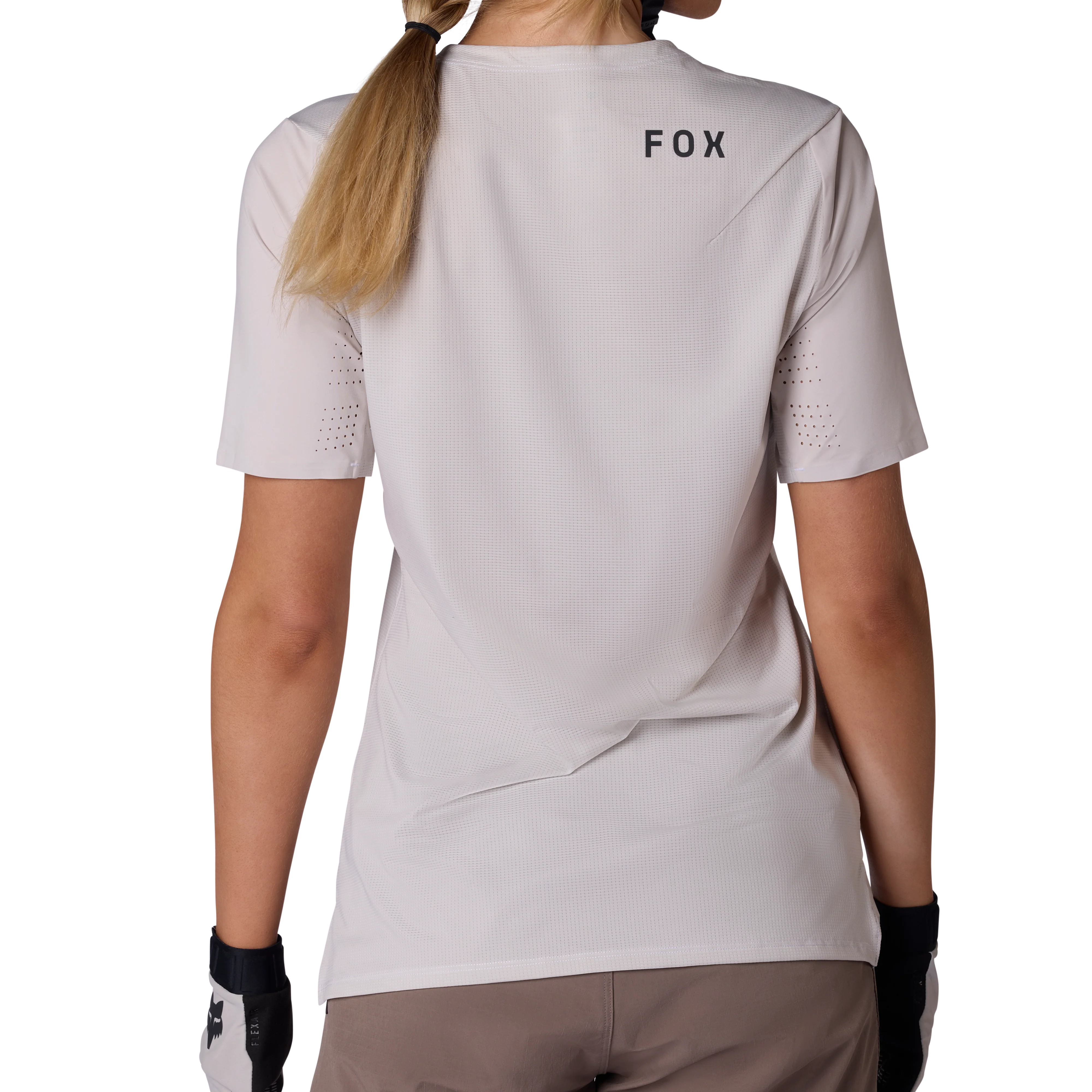 Fox W Flexair SS Jersey Chalk - Image 3