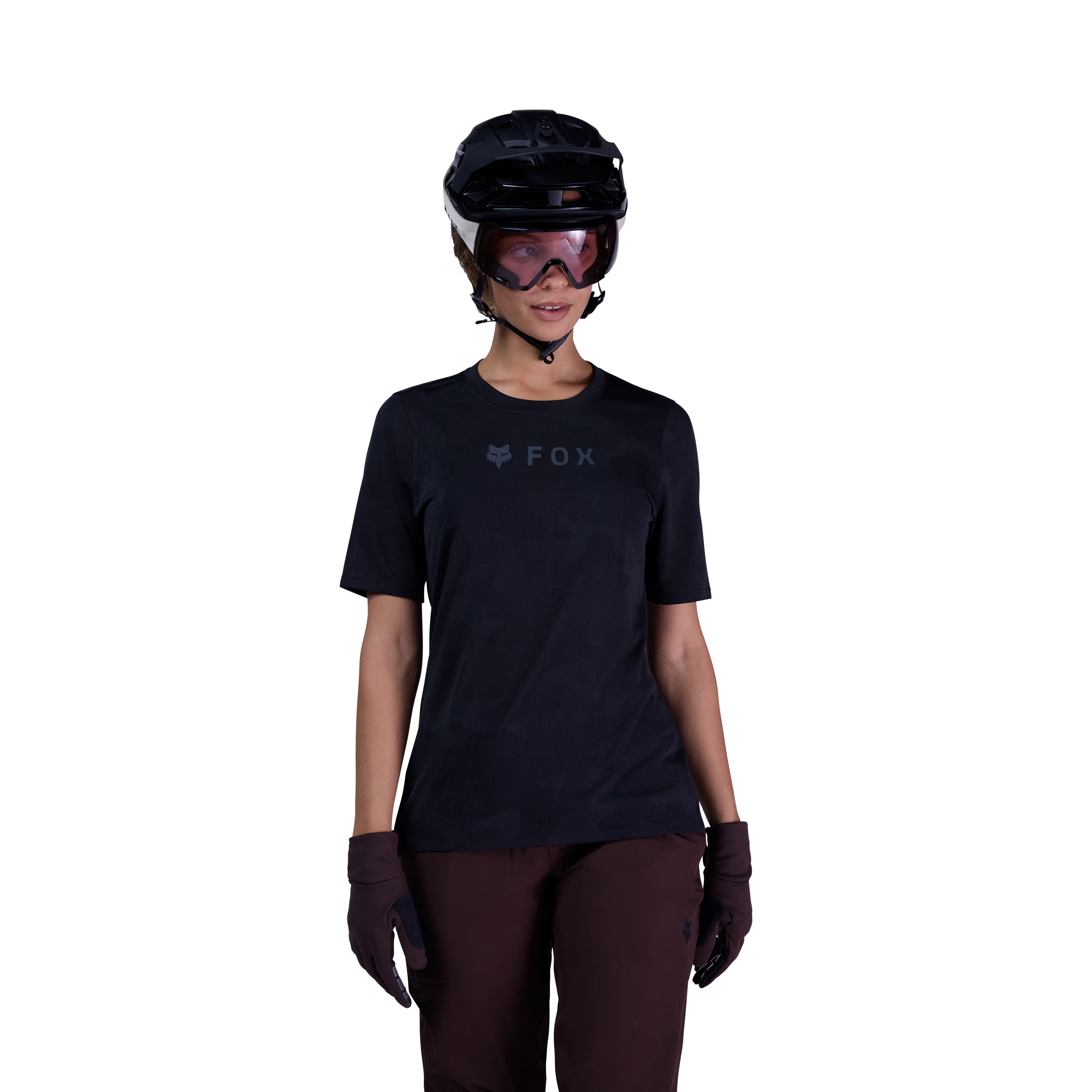 Fox W Ranger Tru Dri SS Jersey Black - Image 3