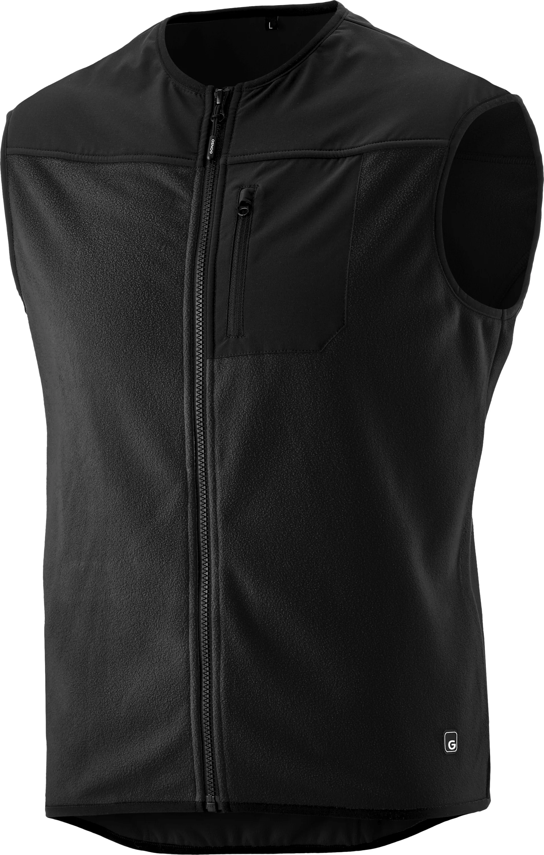 Gonso ADVENTURE VEST FLEECE black - Image 3