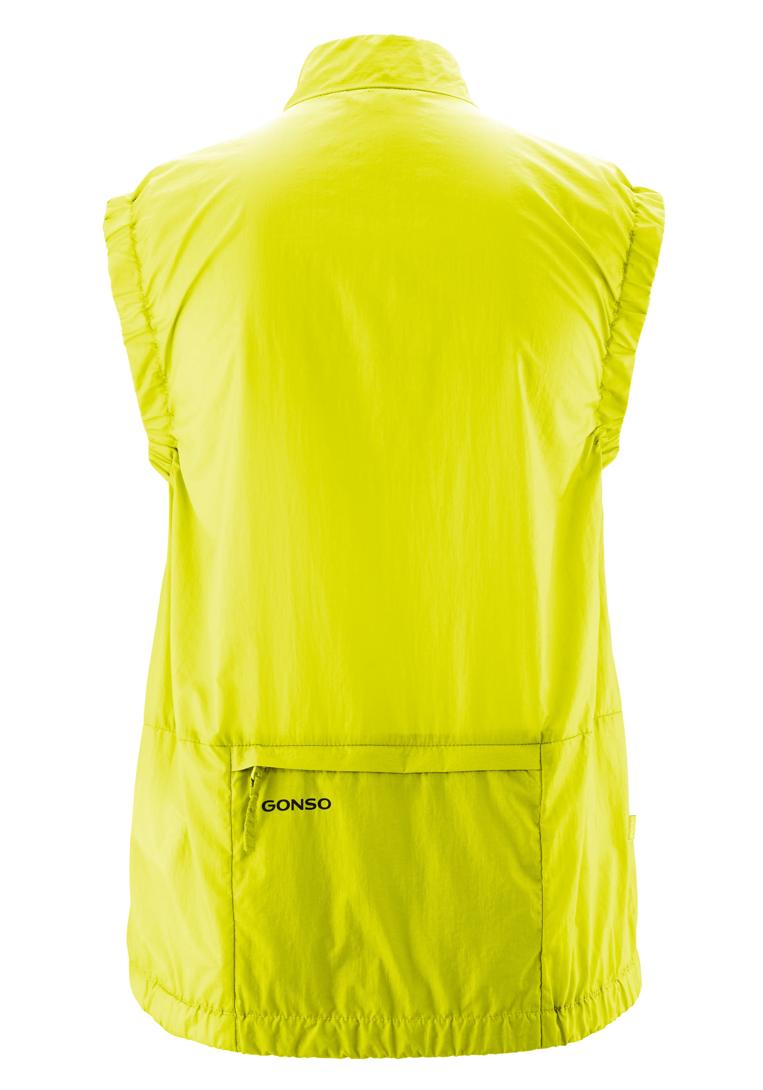 Gonso Adventure Vest Wind Damen safety yellow - Image 2