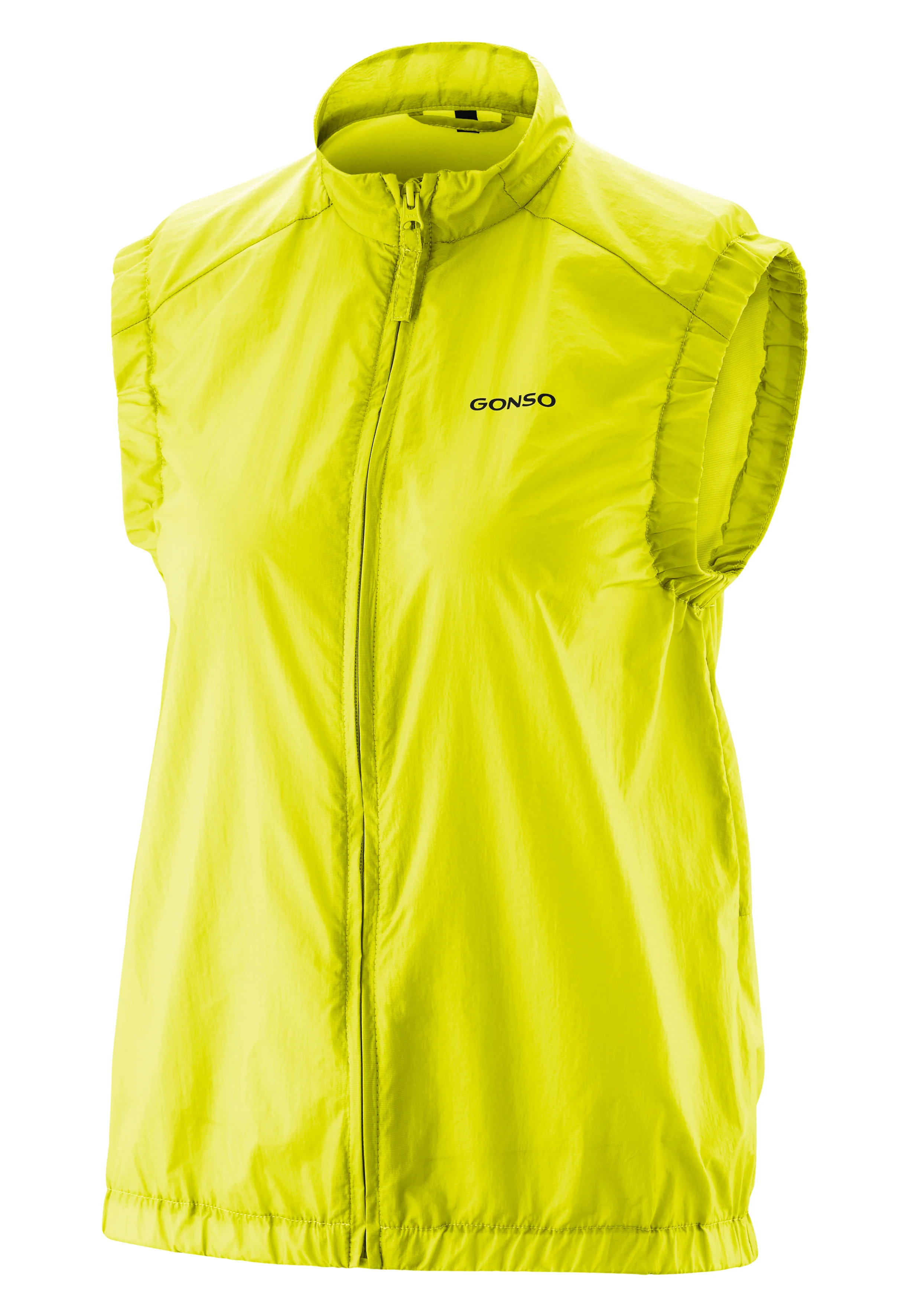 Gonso Adventure Vest Wind Damen safety yellow - Image 3