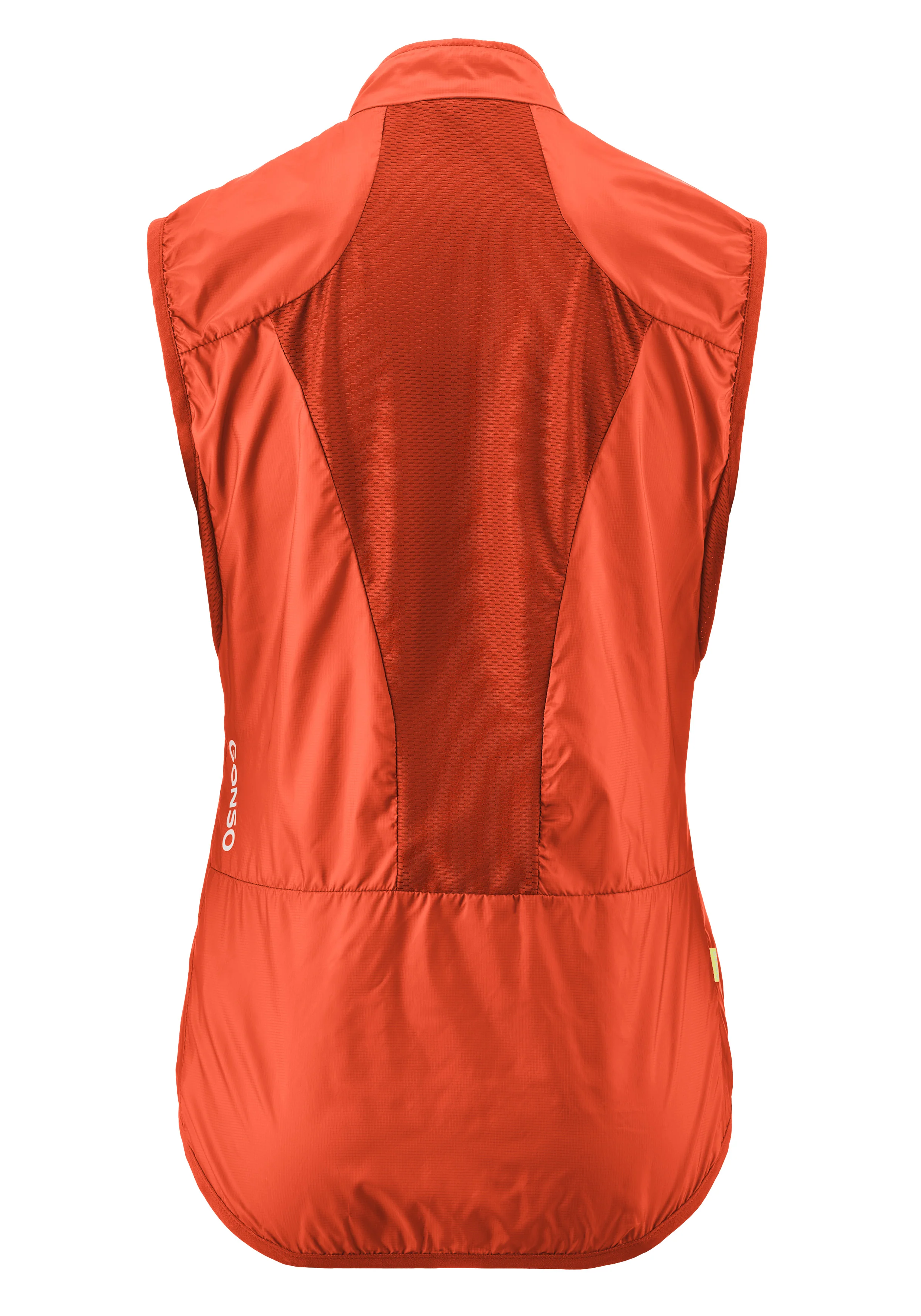 Gonso Road Vest Wind Damen fiesta red - Image 2