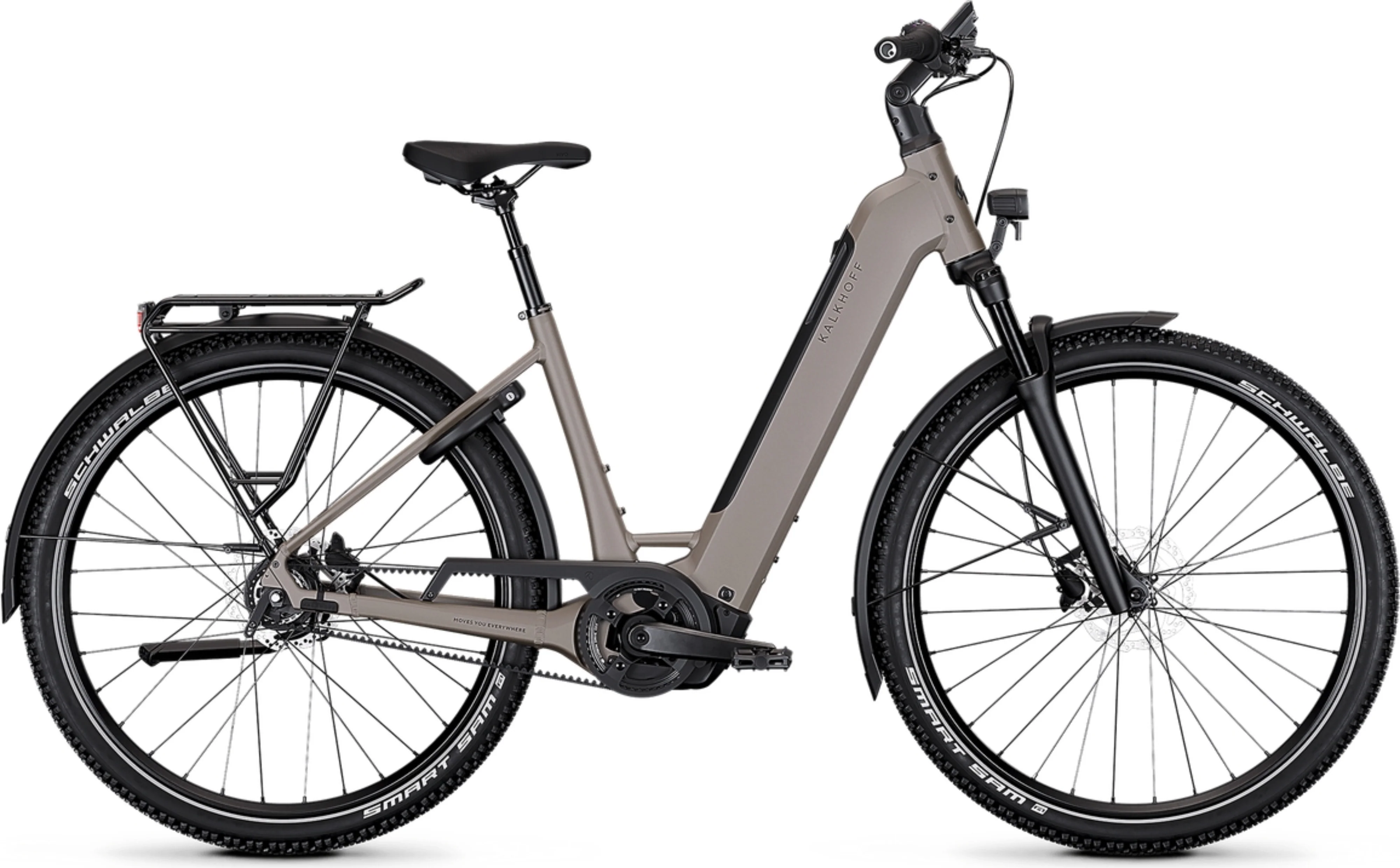 Kalkhoff ENTICE 3 EXCITE BELT Wave 600 moonstonegrey matt (2026)